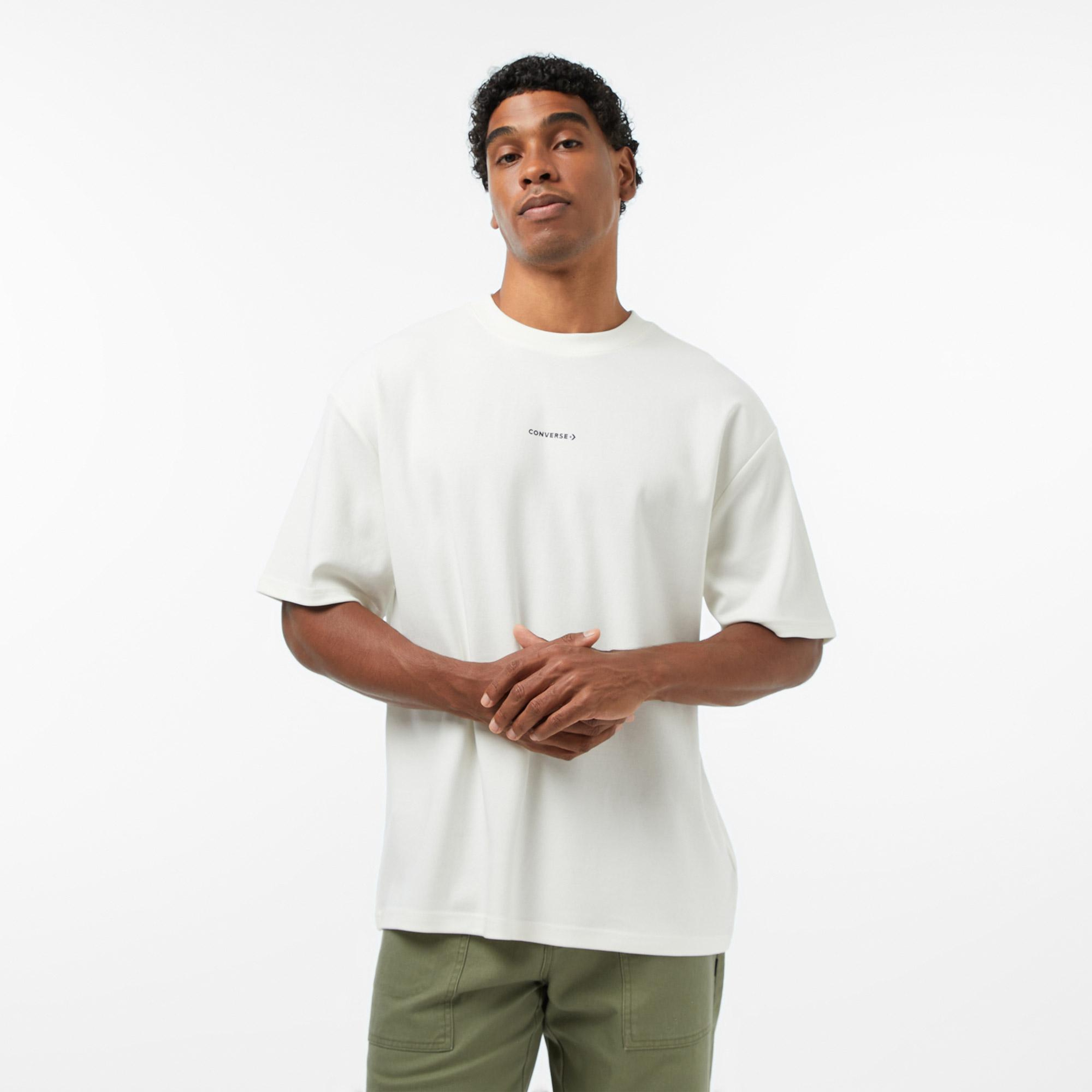 Converse Erkek Krem T-Shirt