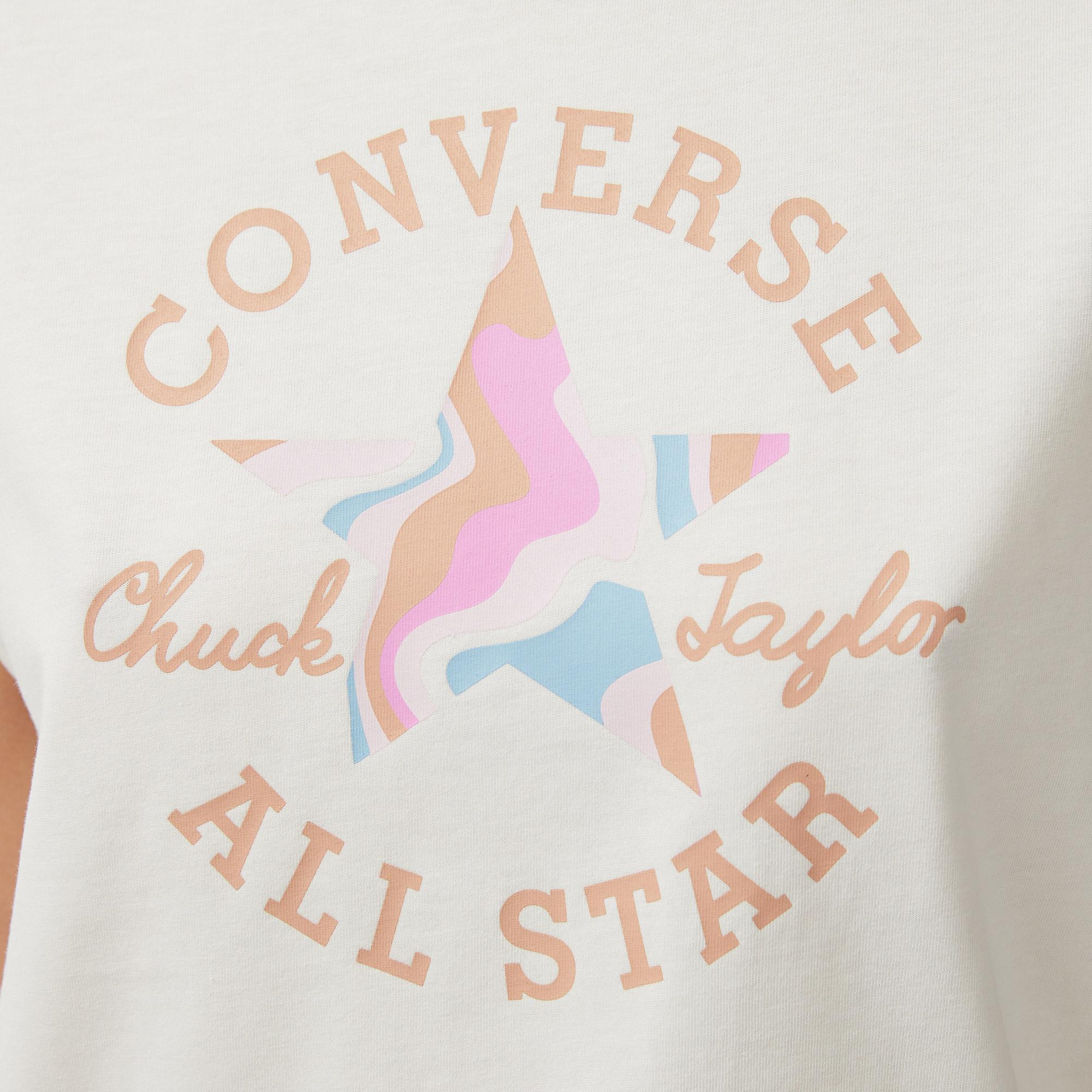 Converse Kadın Krem T-Shirt