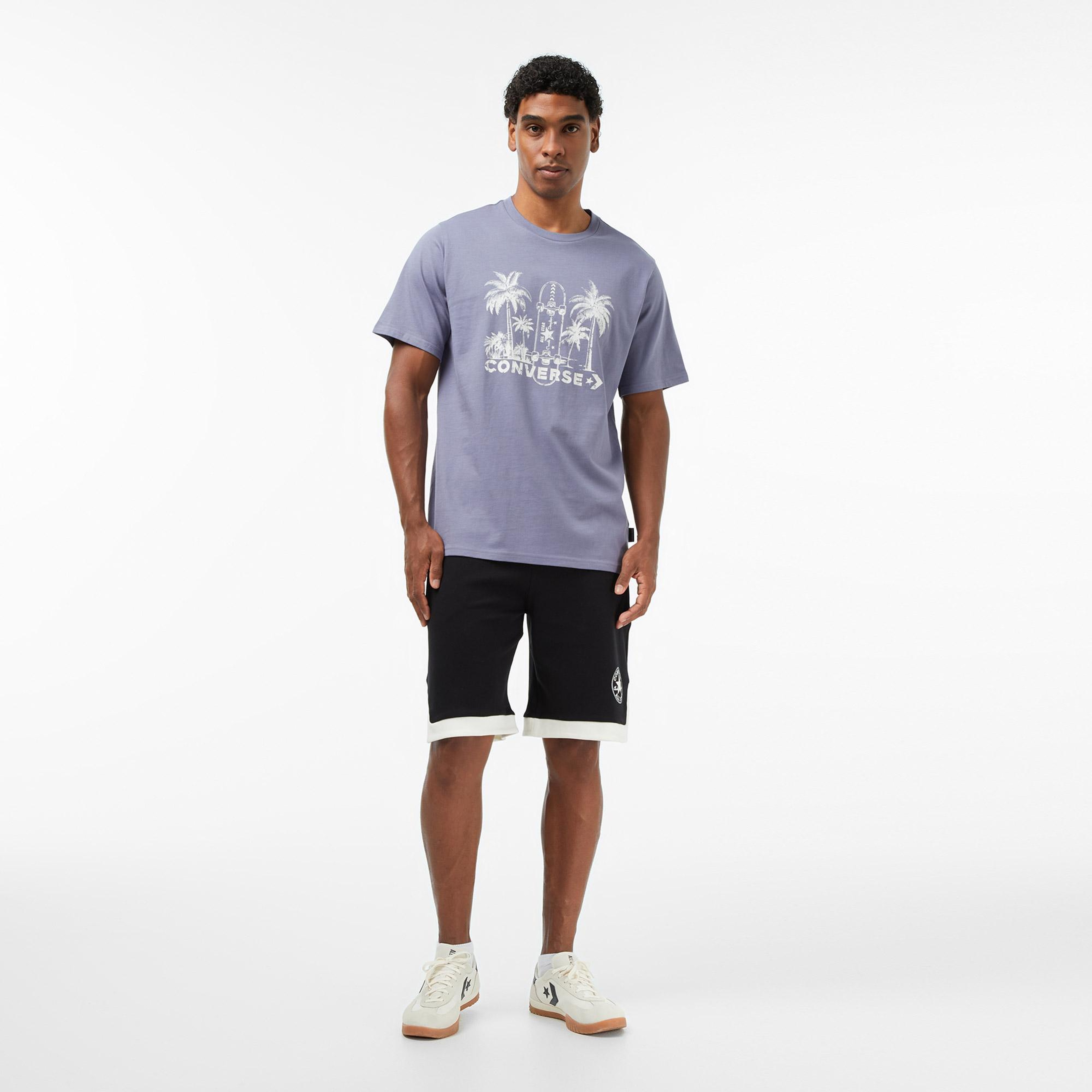 Converse Erkek Mor T-Shirt