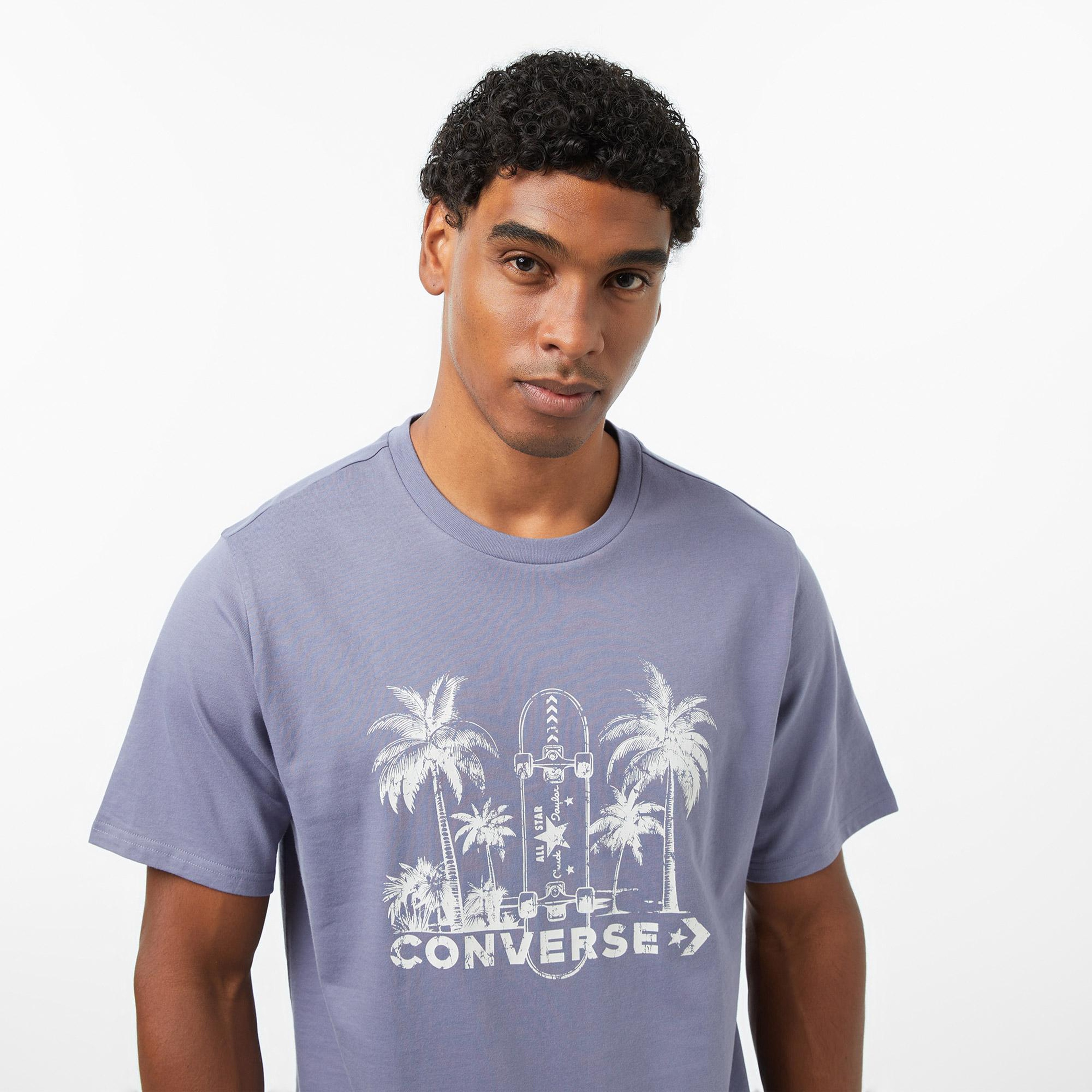 Converse Erkek Mor T-Shirt