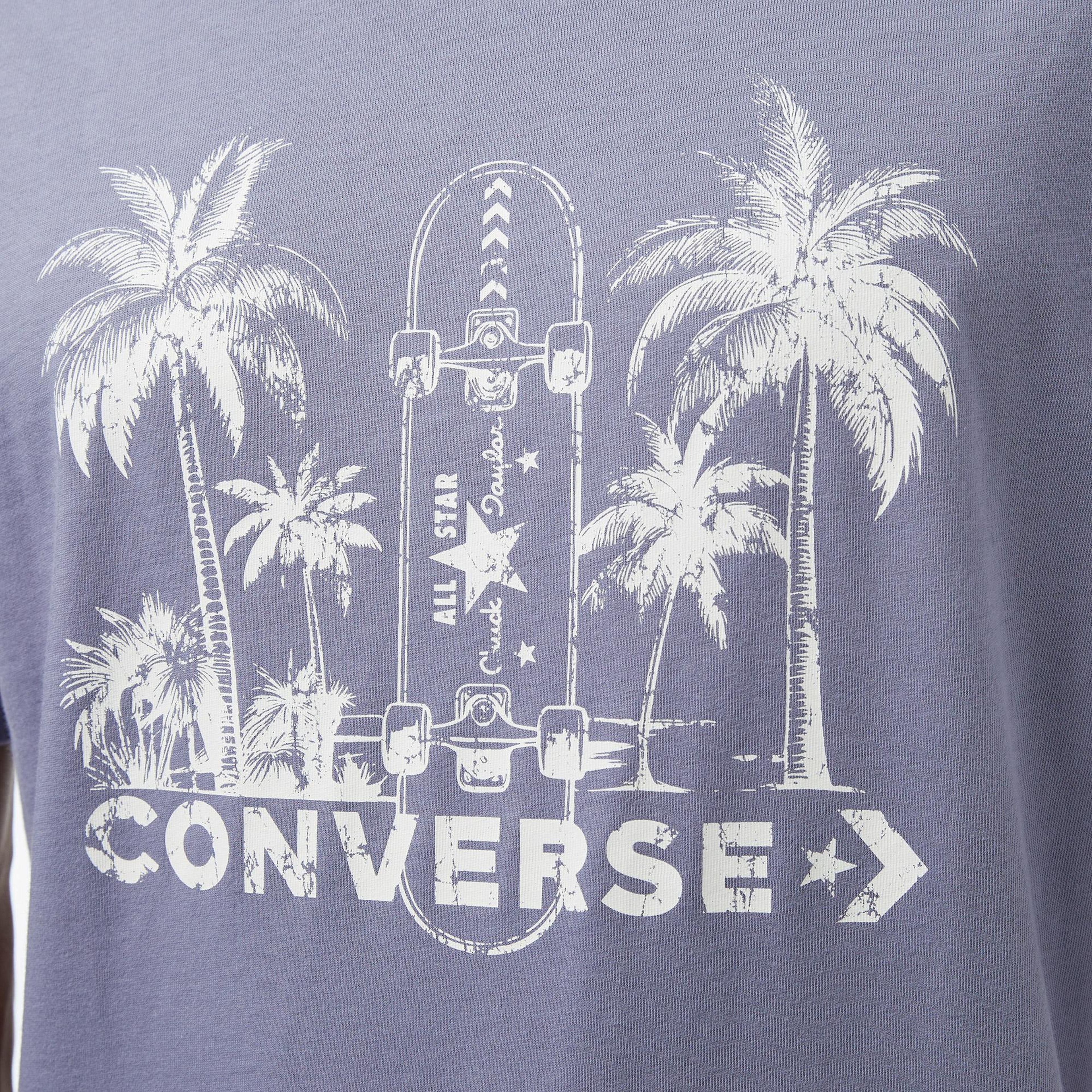 Converse Erkek Mor T-Shirt