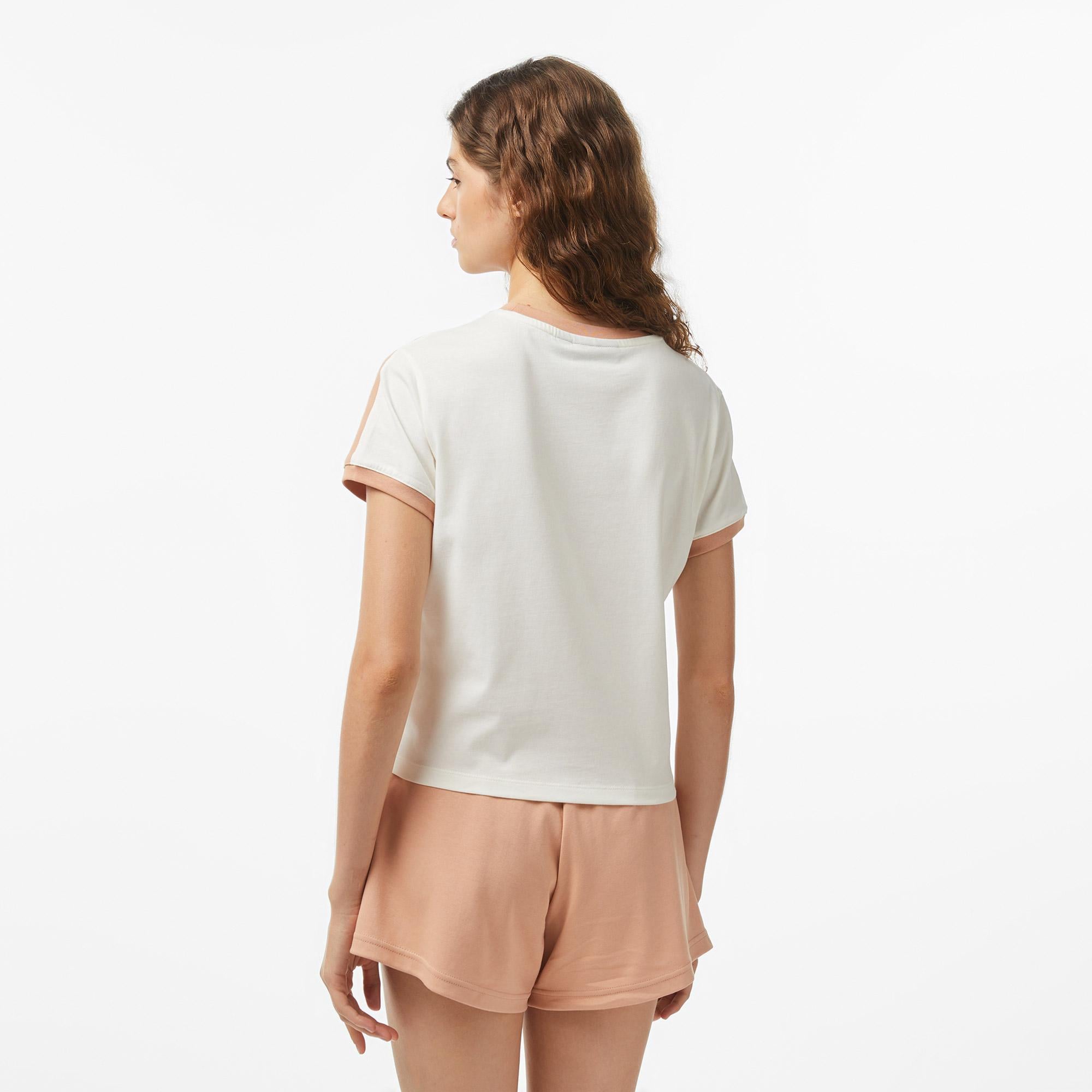 Converse Kadın Krem T-Shirt