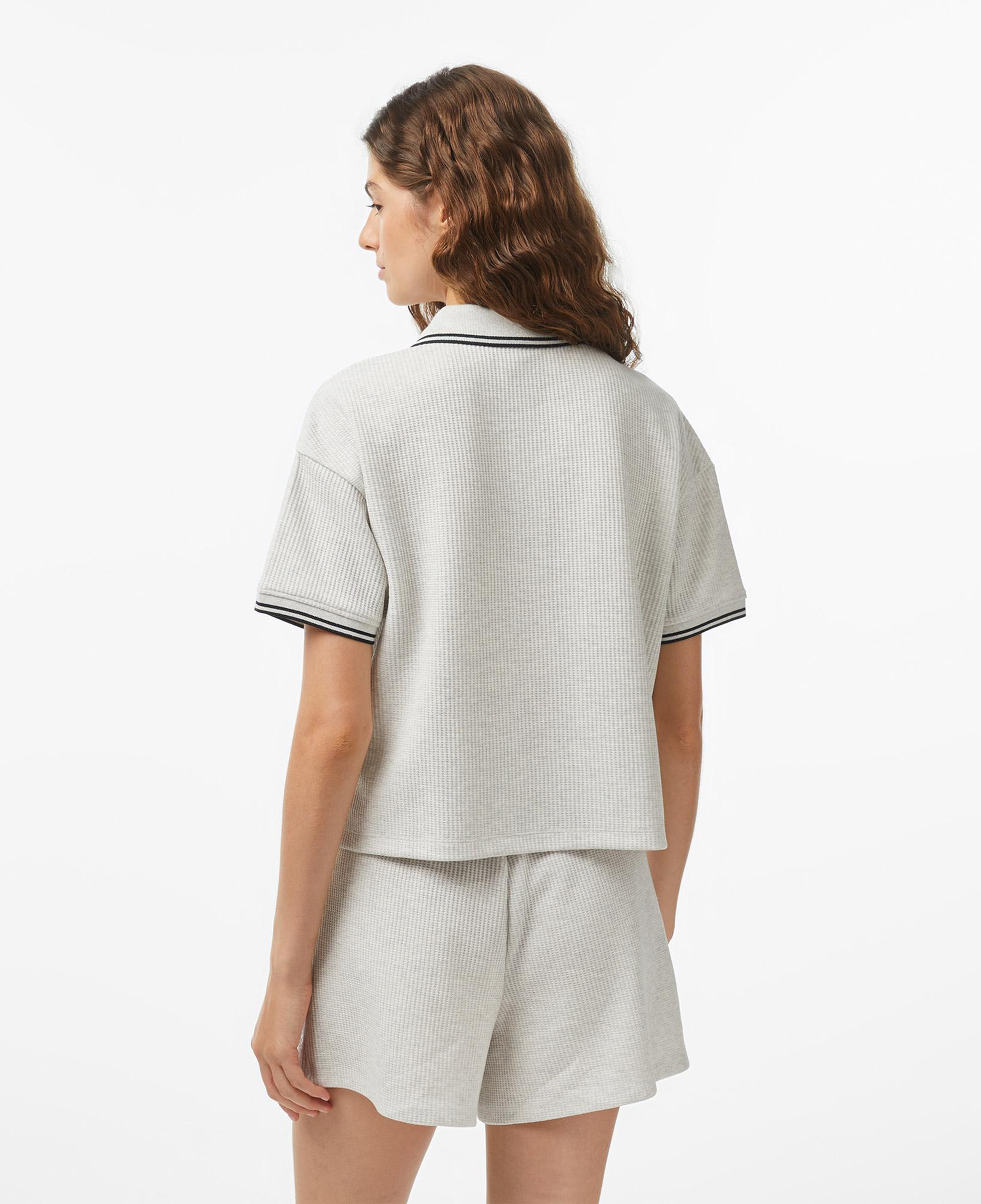 Converse Kadın Gri Polo Yaka T-Shirt
