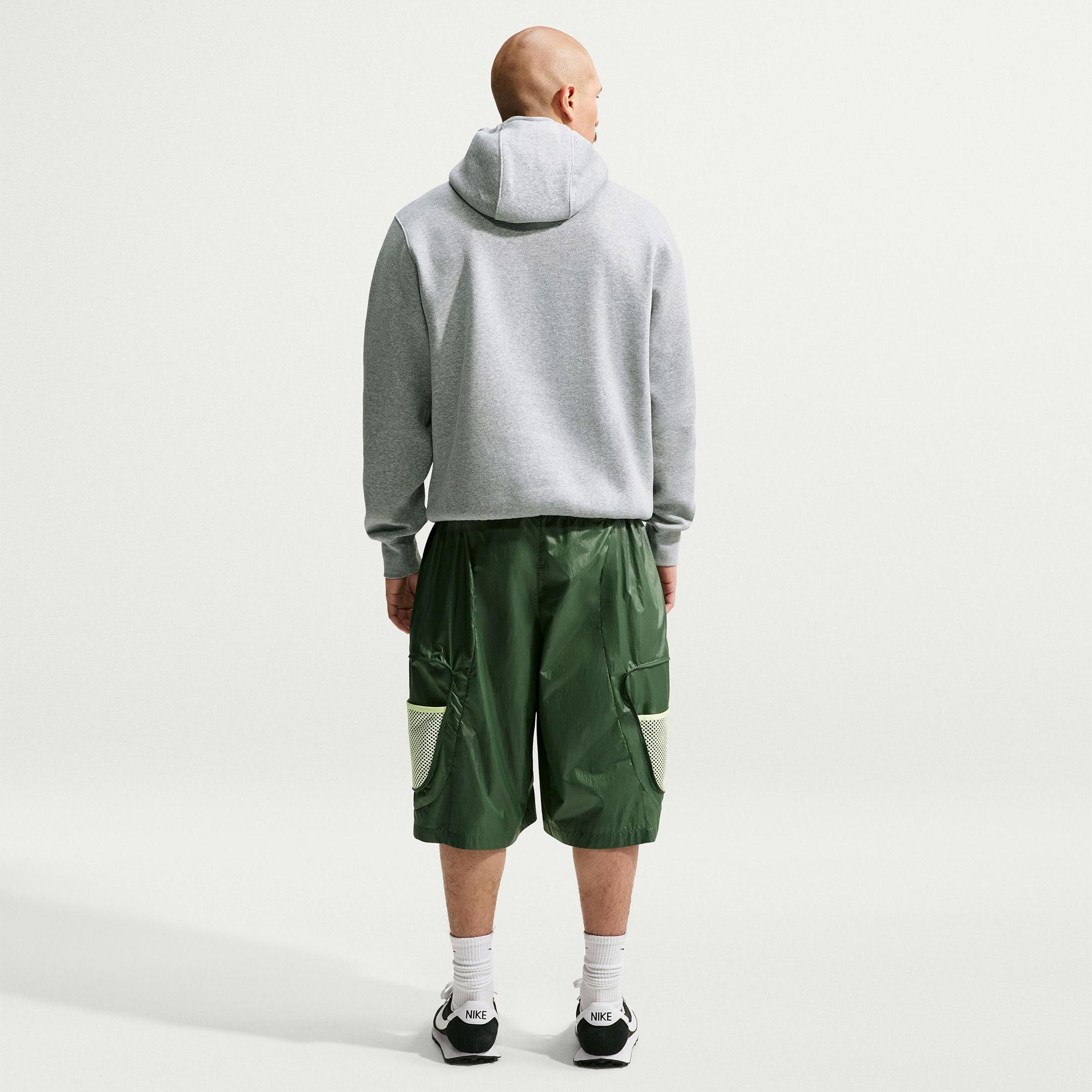 Nike Sportswear Club Erkek Gri Hoodie