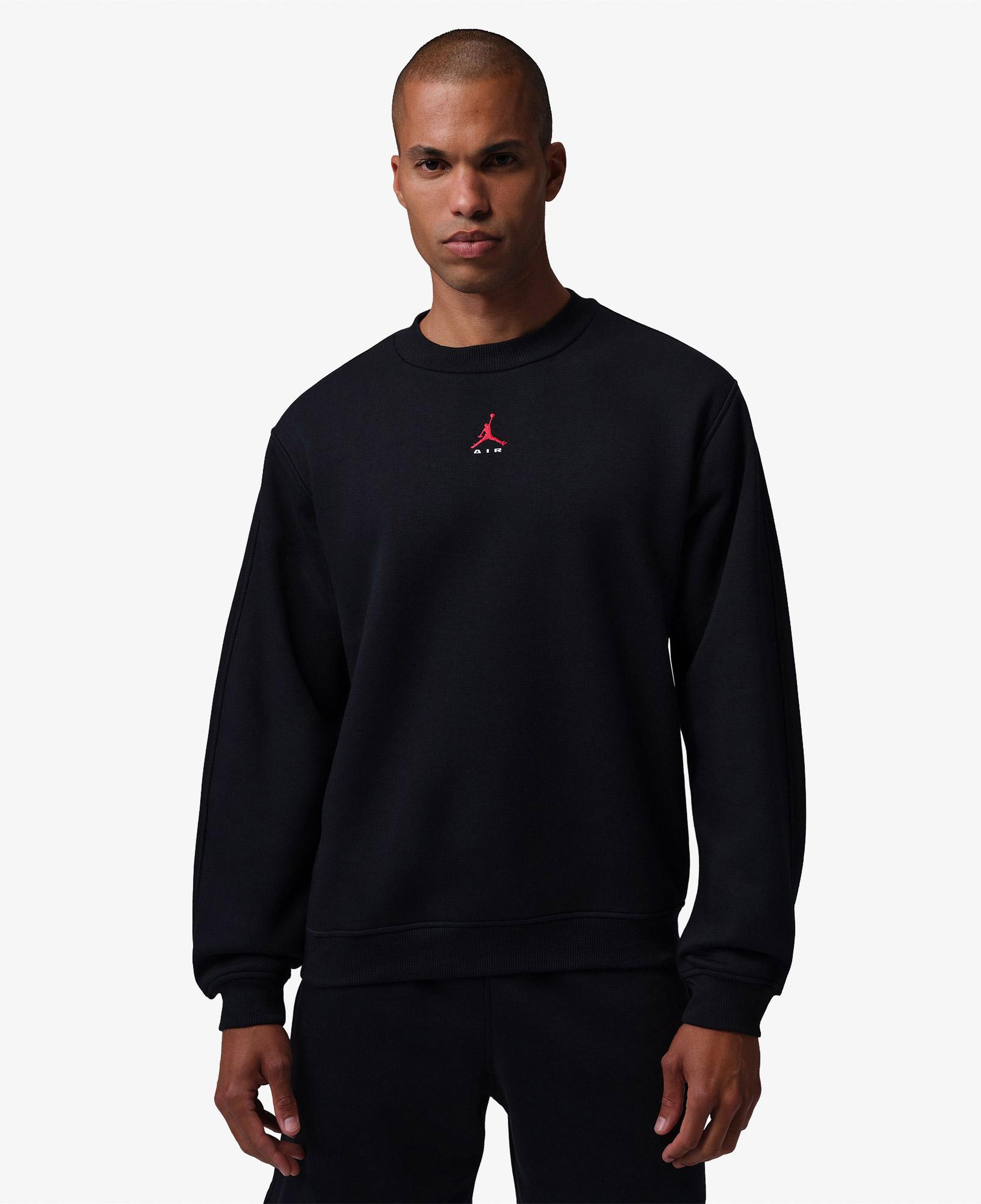 Jordan Brooklyn Crew Erkek Siyah Sweatshirt