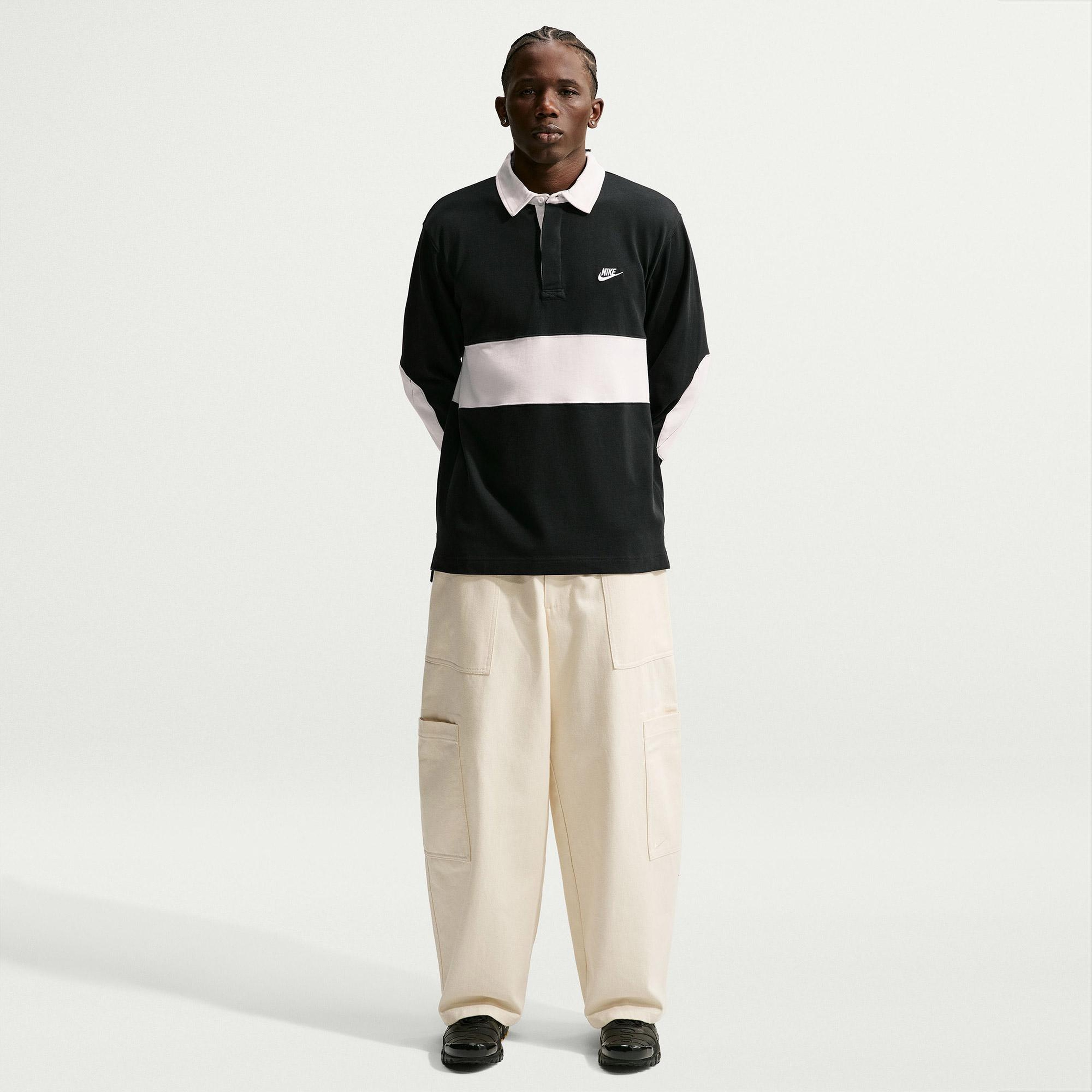 Nike Sportswear Club Rugby Erkek Siyah Polo