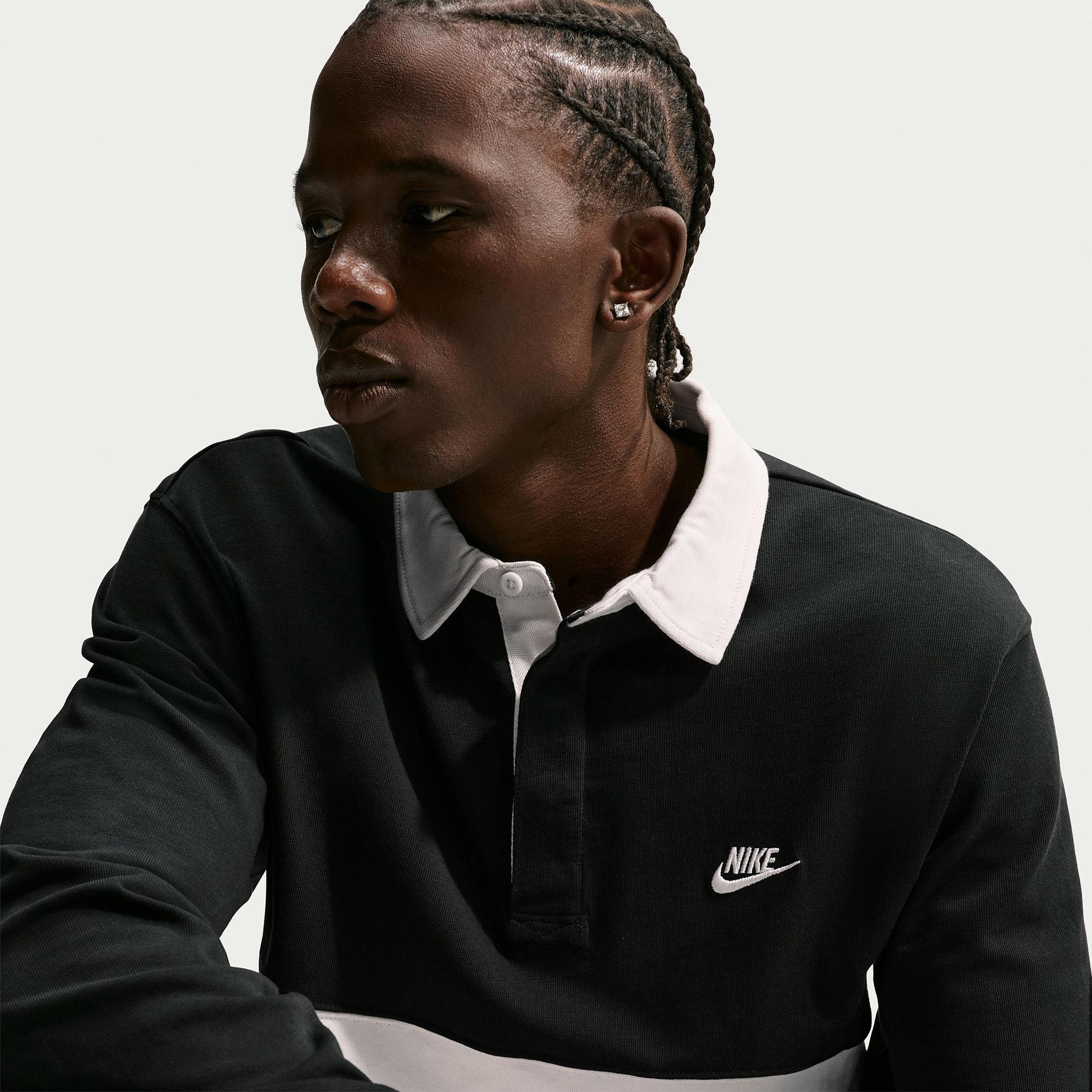 Nike Sportswear Club Rugby Erkek Siyah Polo