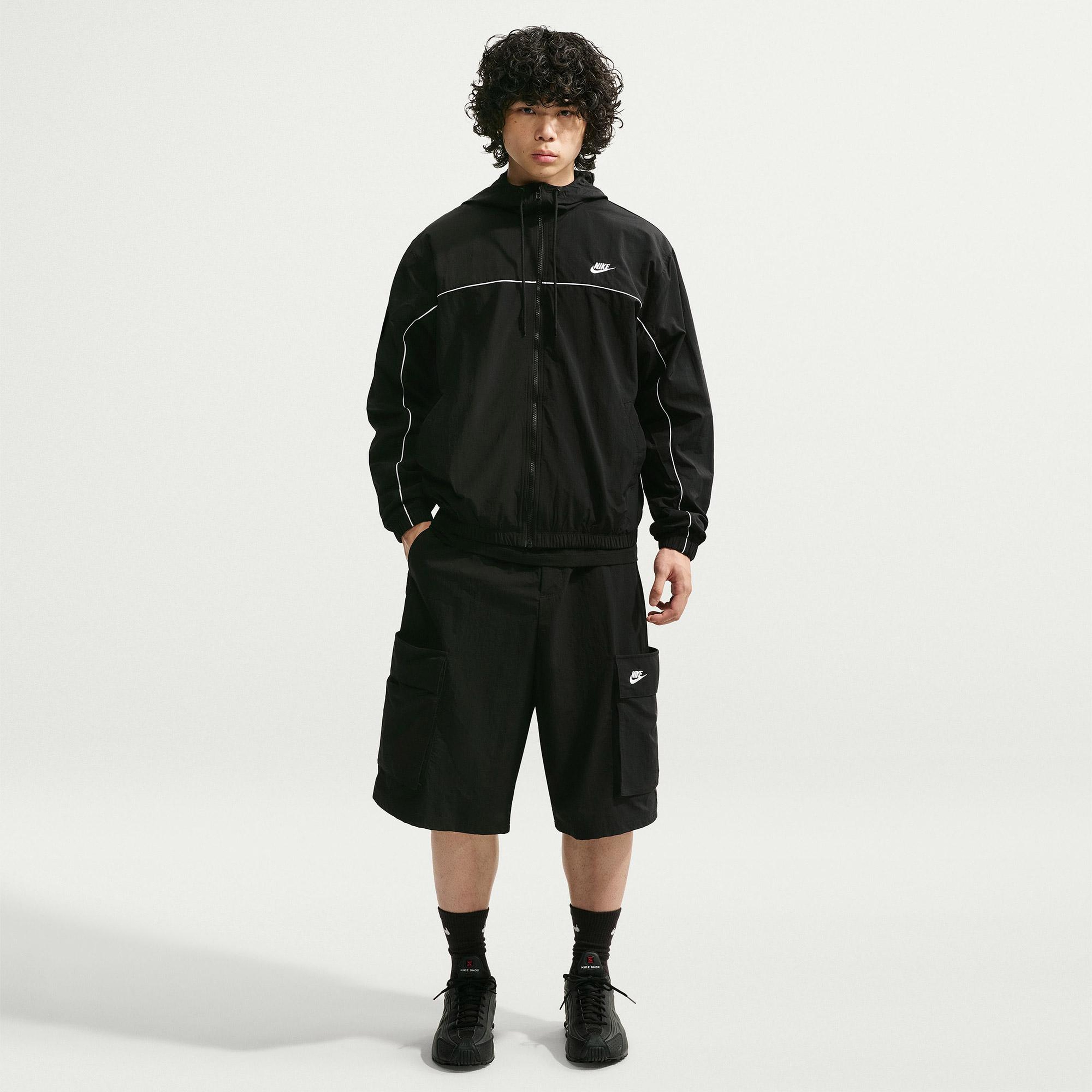 Nike Club Athlete Erkek Siyah Ceket