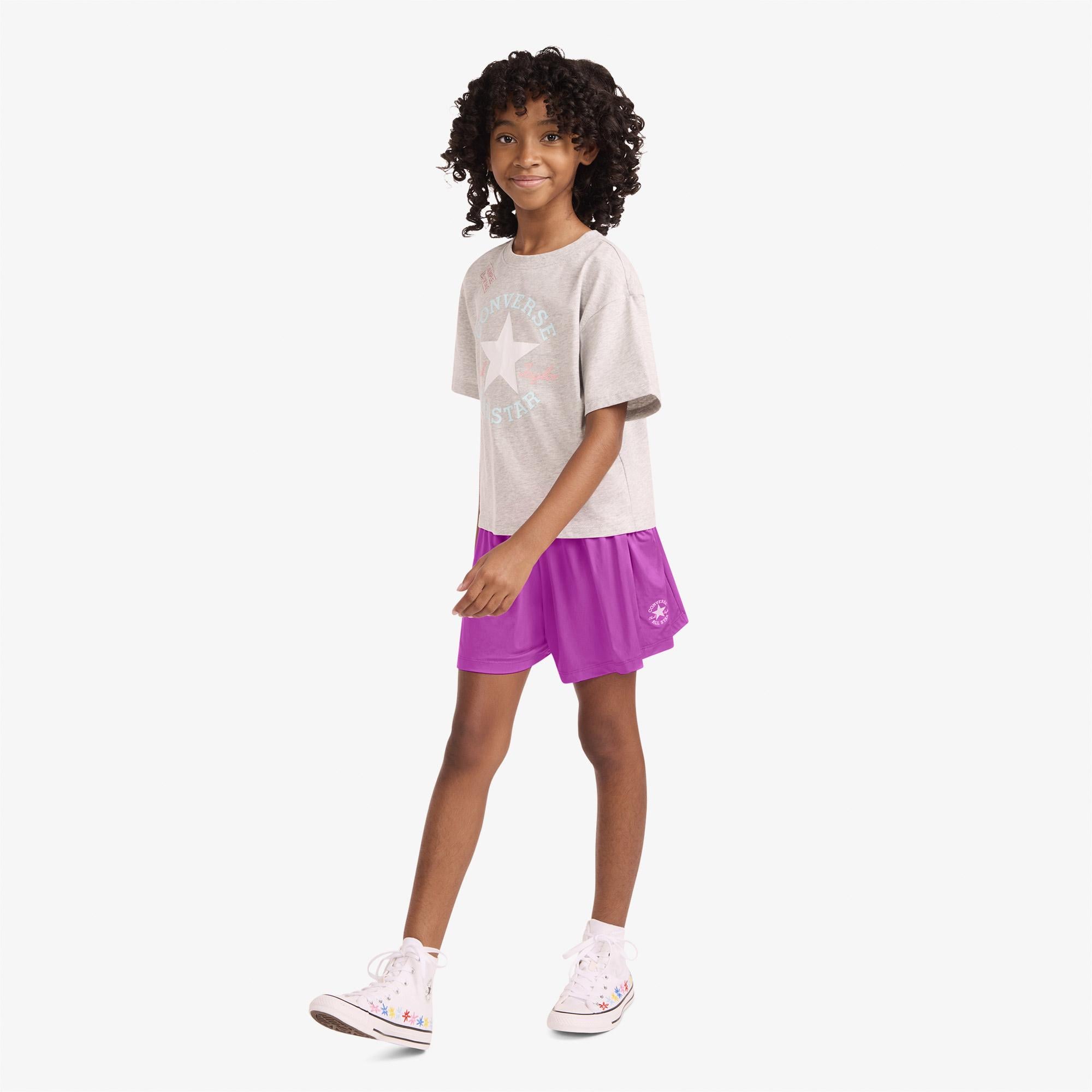 Converse Çocuk Dri-FIT Pembe Şort