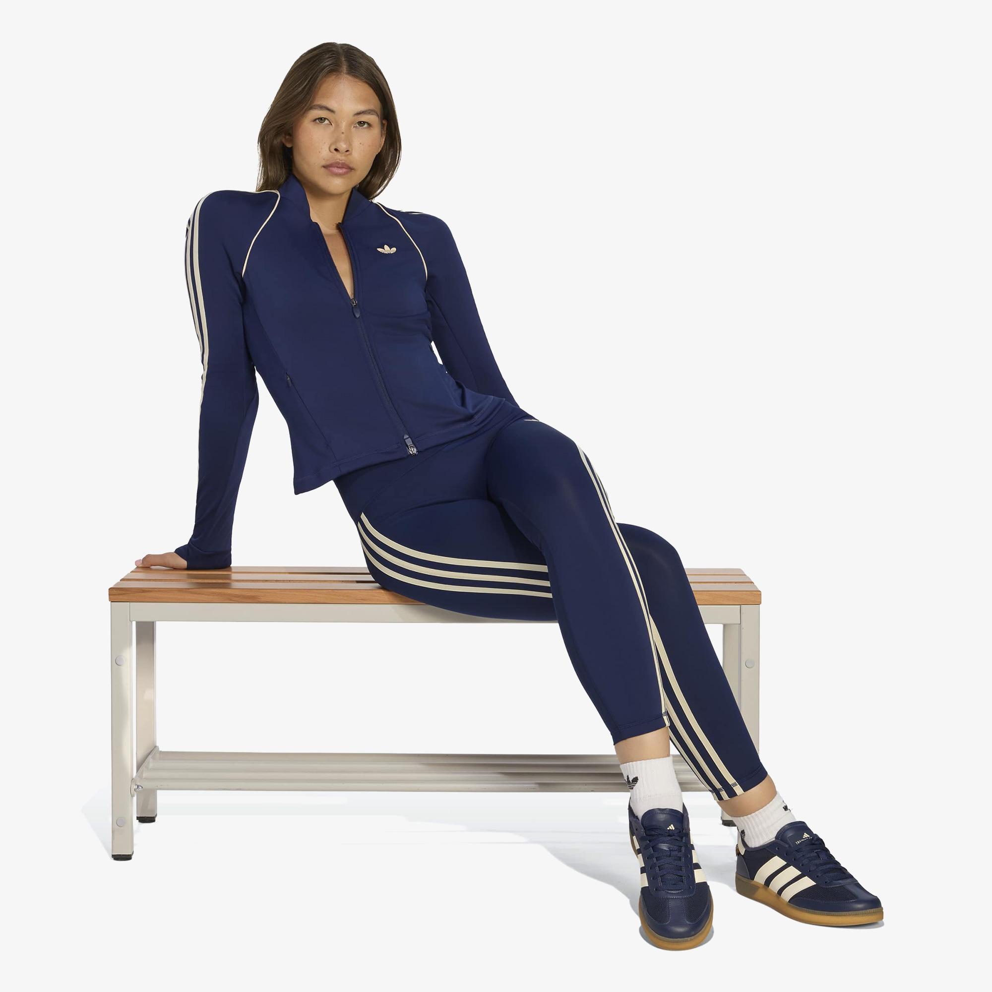 adidas Originals Sport Superstar Midlayer Kadın Mavi Üst