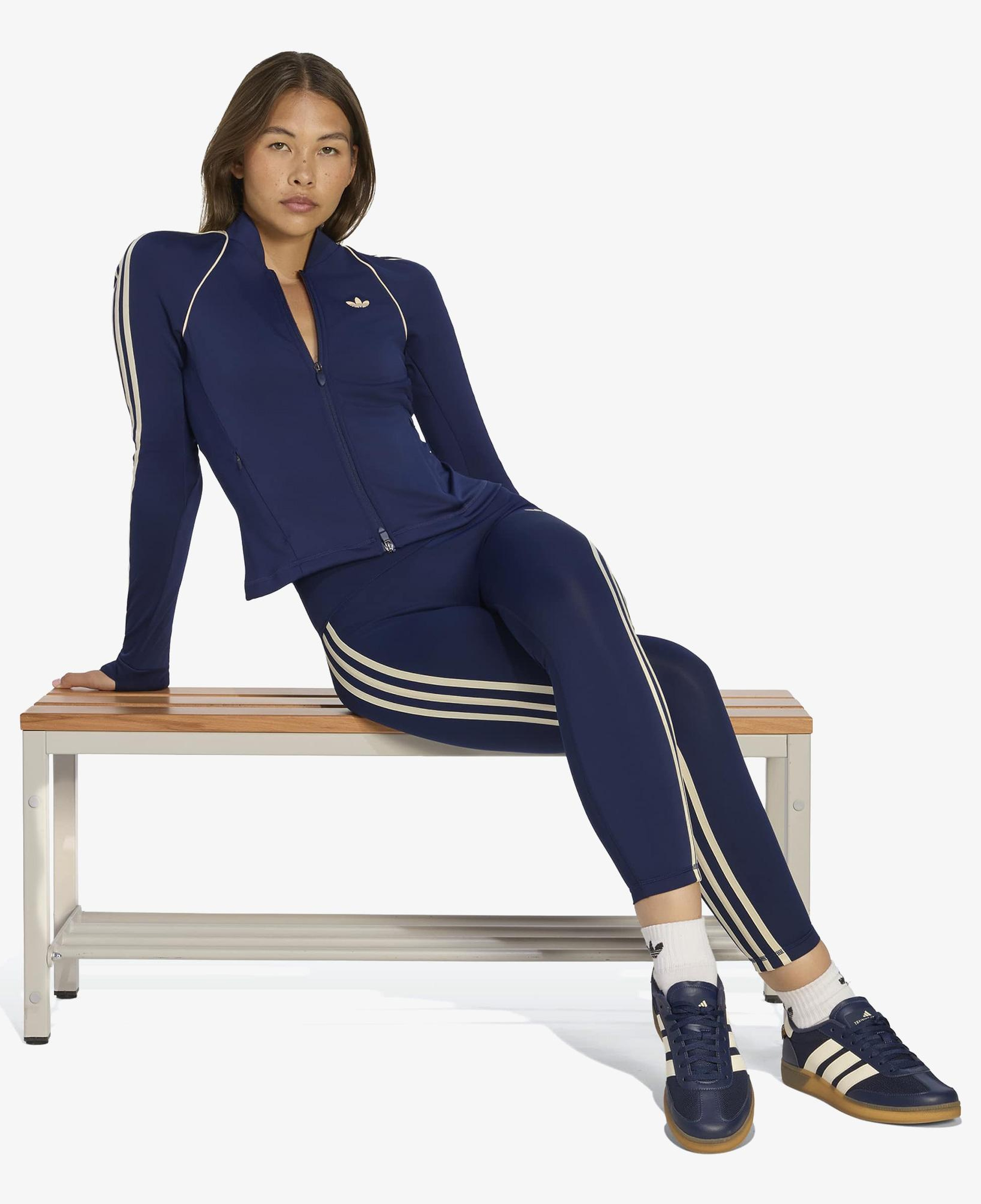 adidas Originals Sport Superstar Midlayer Kadın Mavi Üst