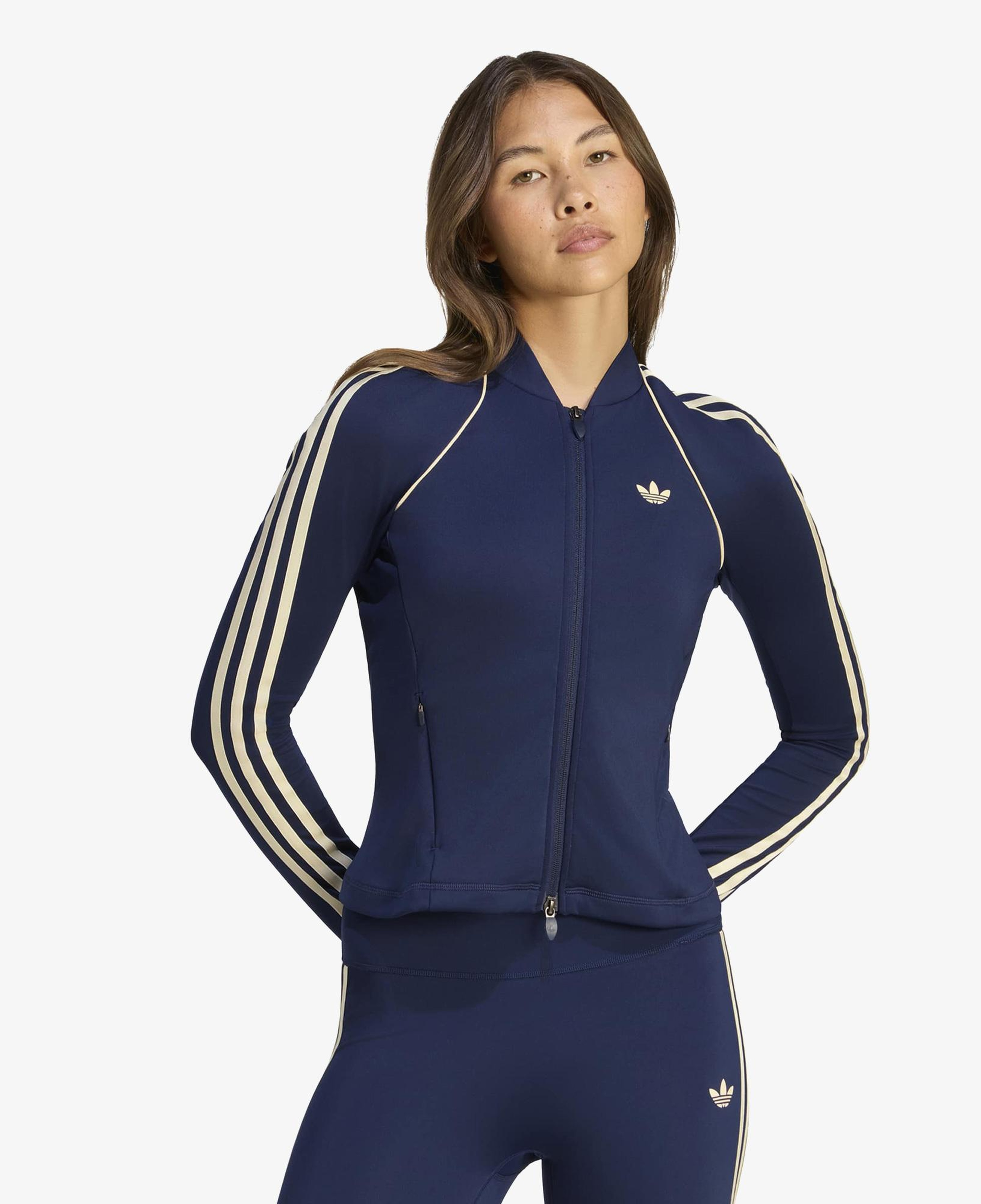 adidas Originals Sport Superstar Midlayer Kadın Mavi Üst