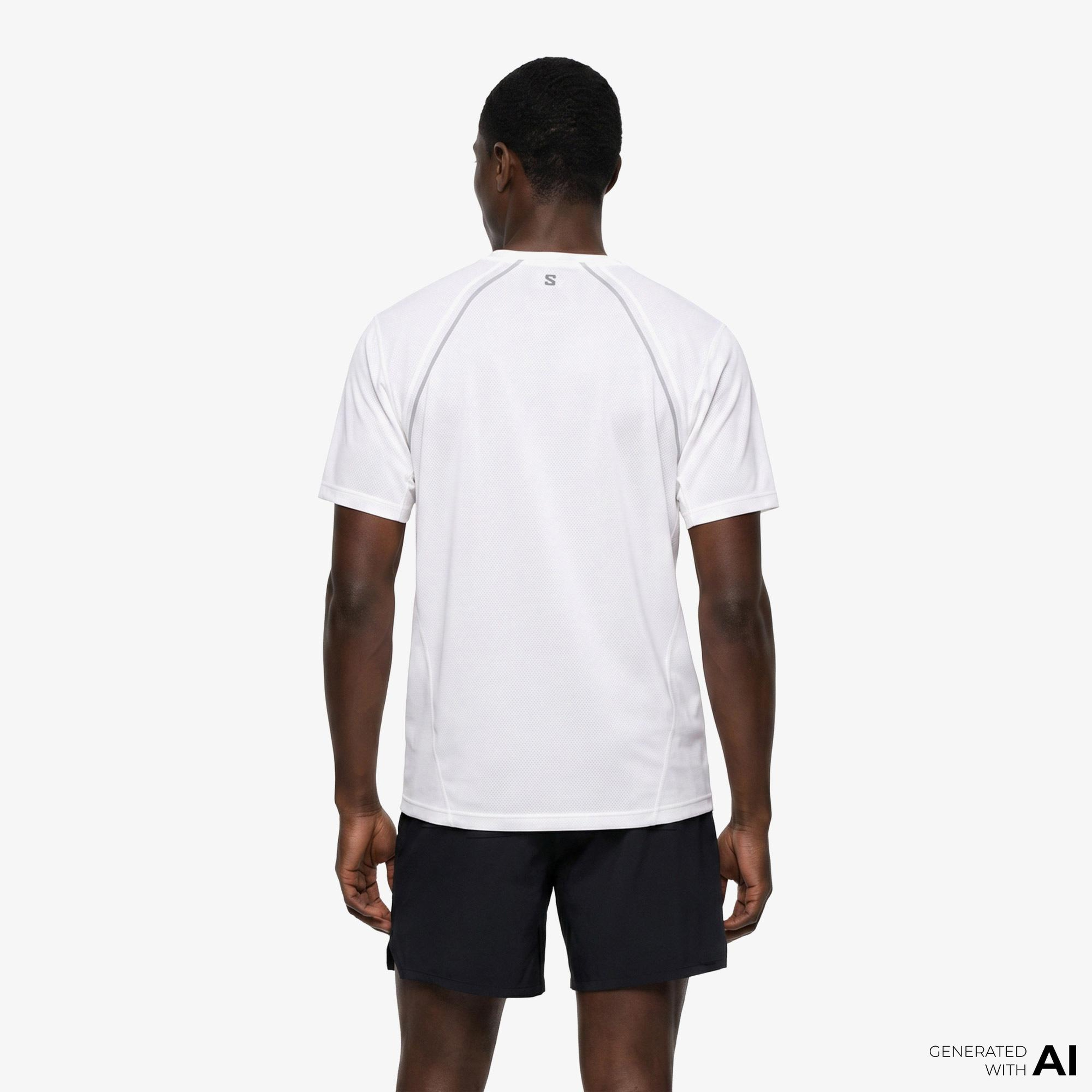 Salomon Shkout Core Stlr Ss Erkek Beyaz T-Shirt