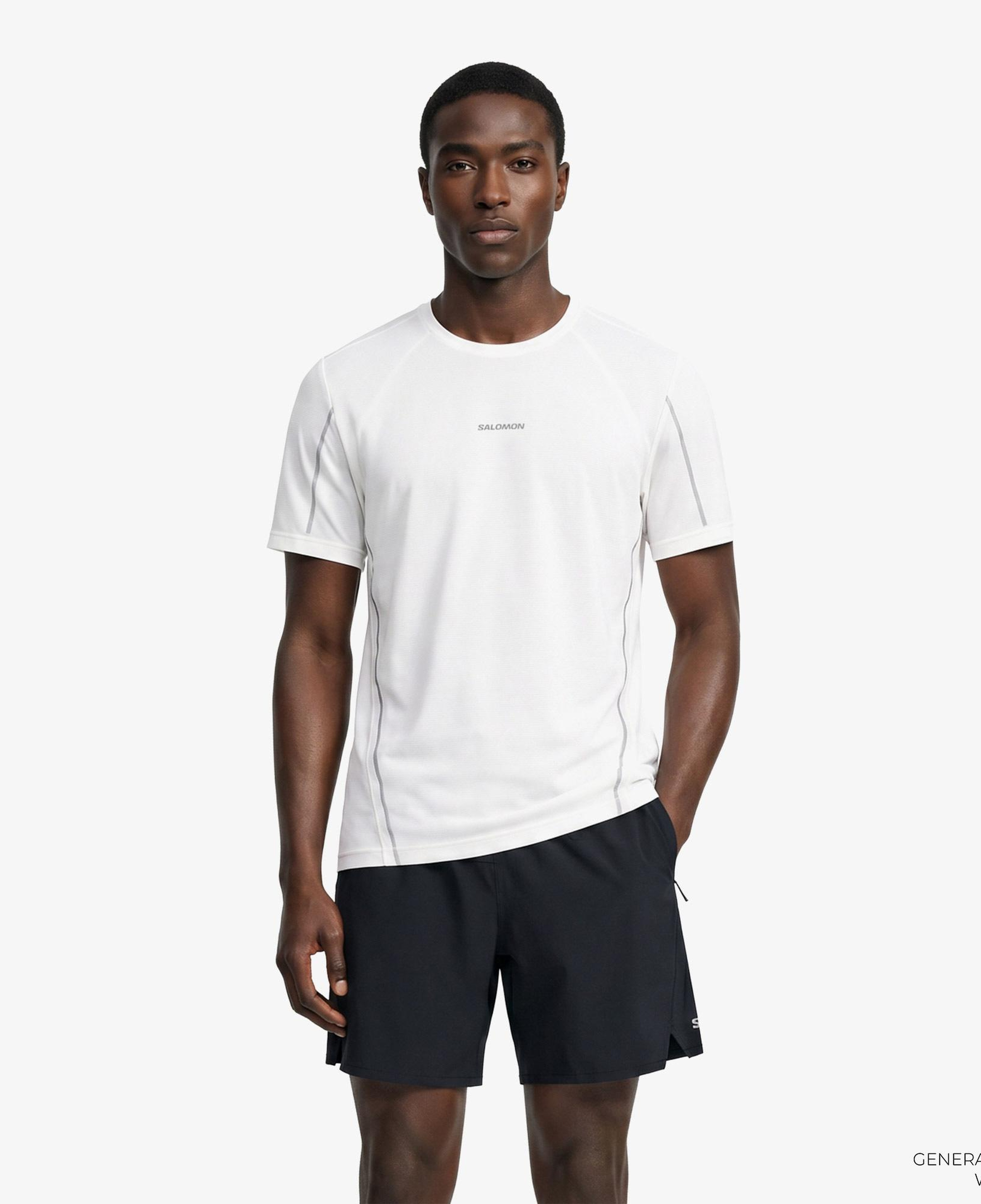 Salomon Shkout Core Stlr Ss Erkek Beyaz T-Shirt