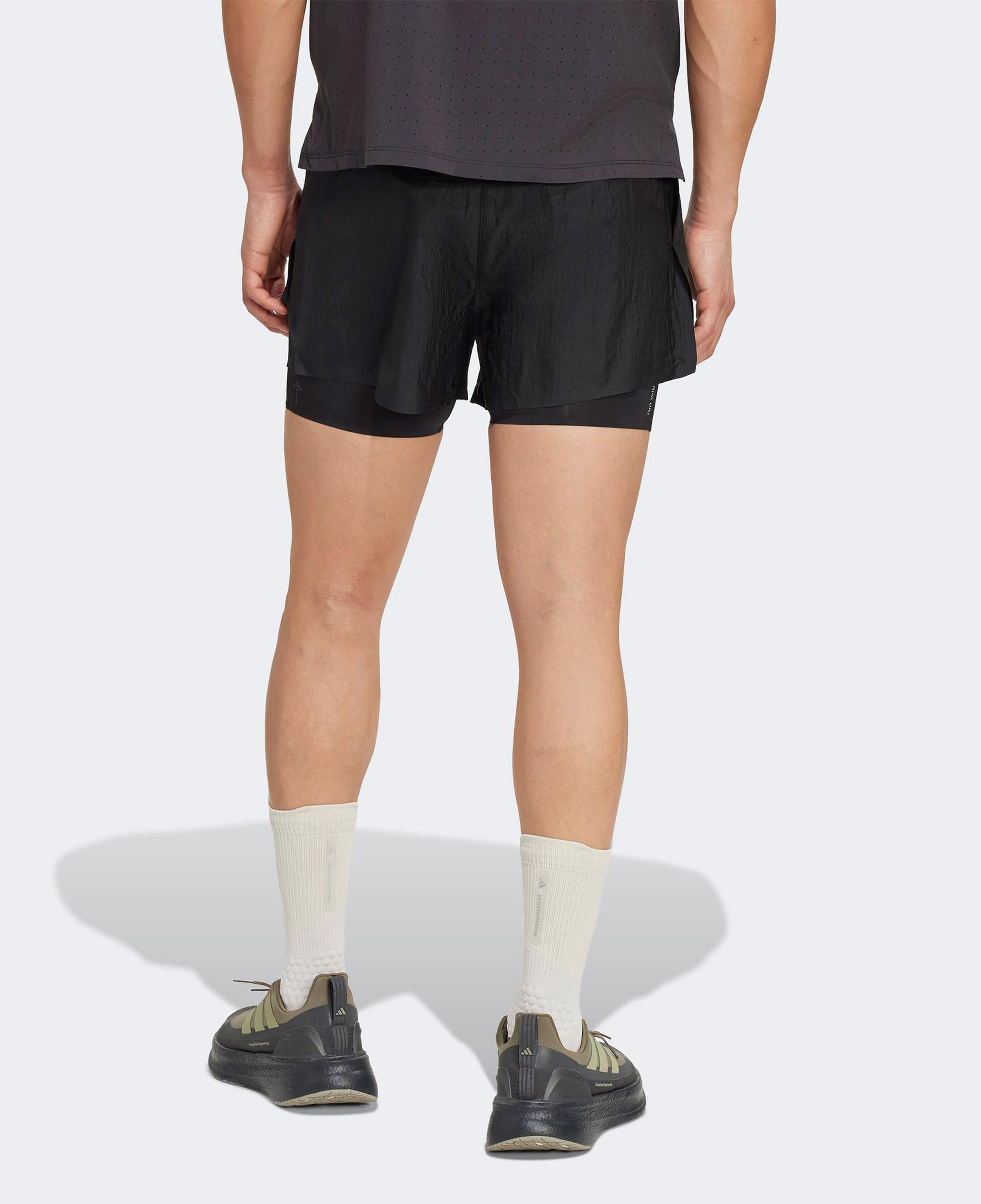 adidas Adi365 H.Koumori 2in1 Erkek Siyah Koşu Şortu
