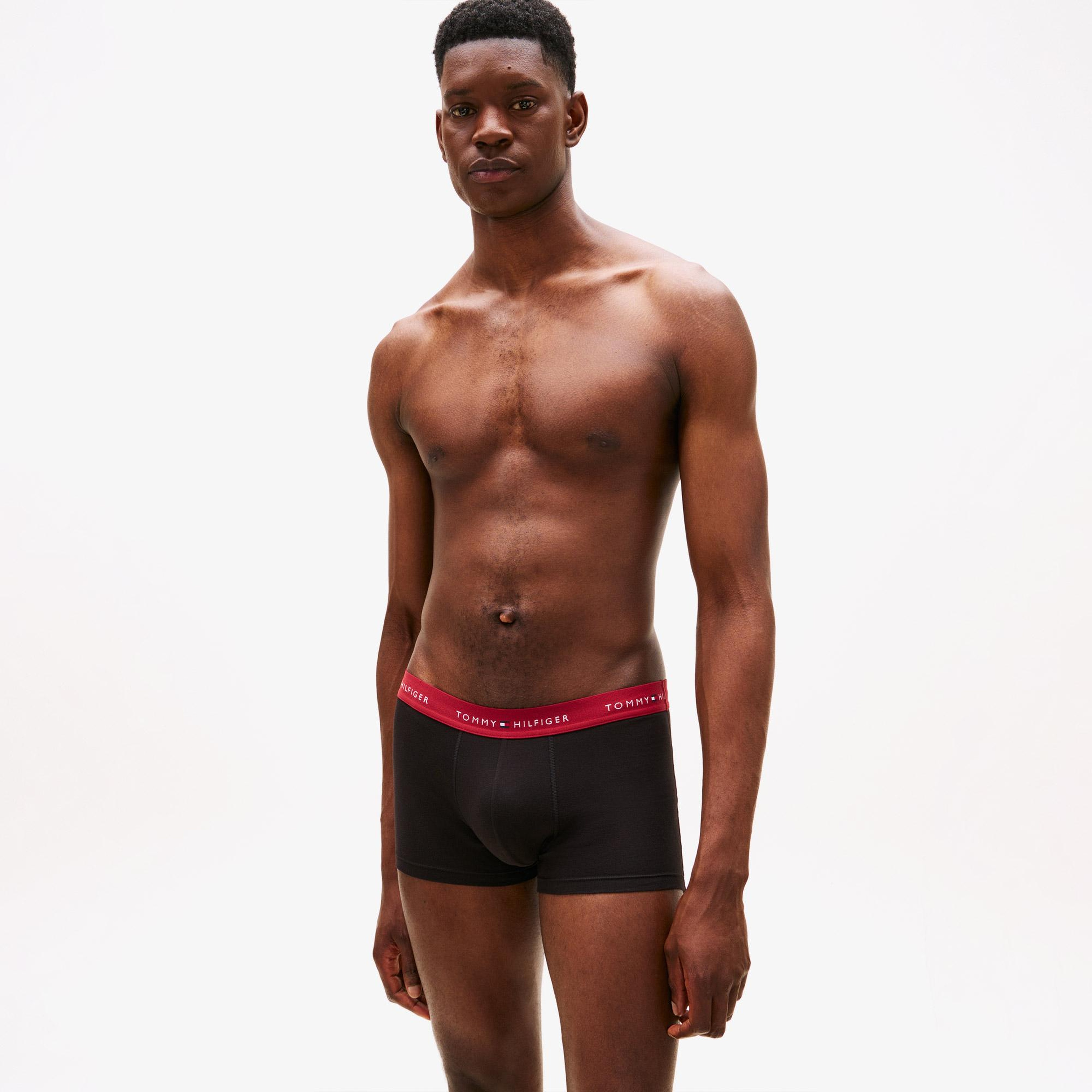 Tommy Hilfiger Erkek Lacivert 3'lü Boxer
