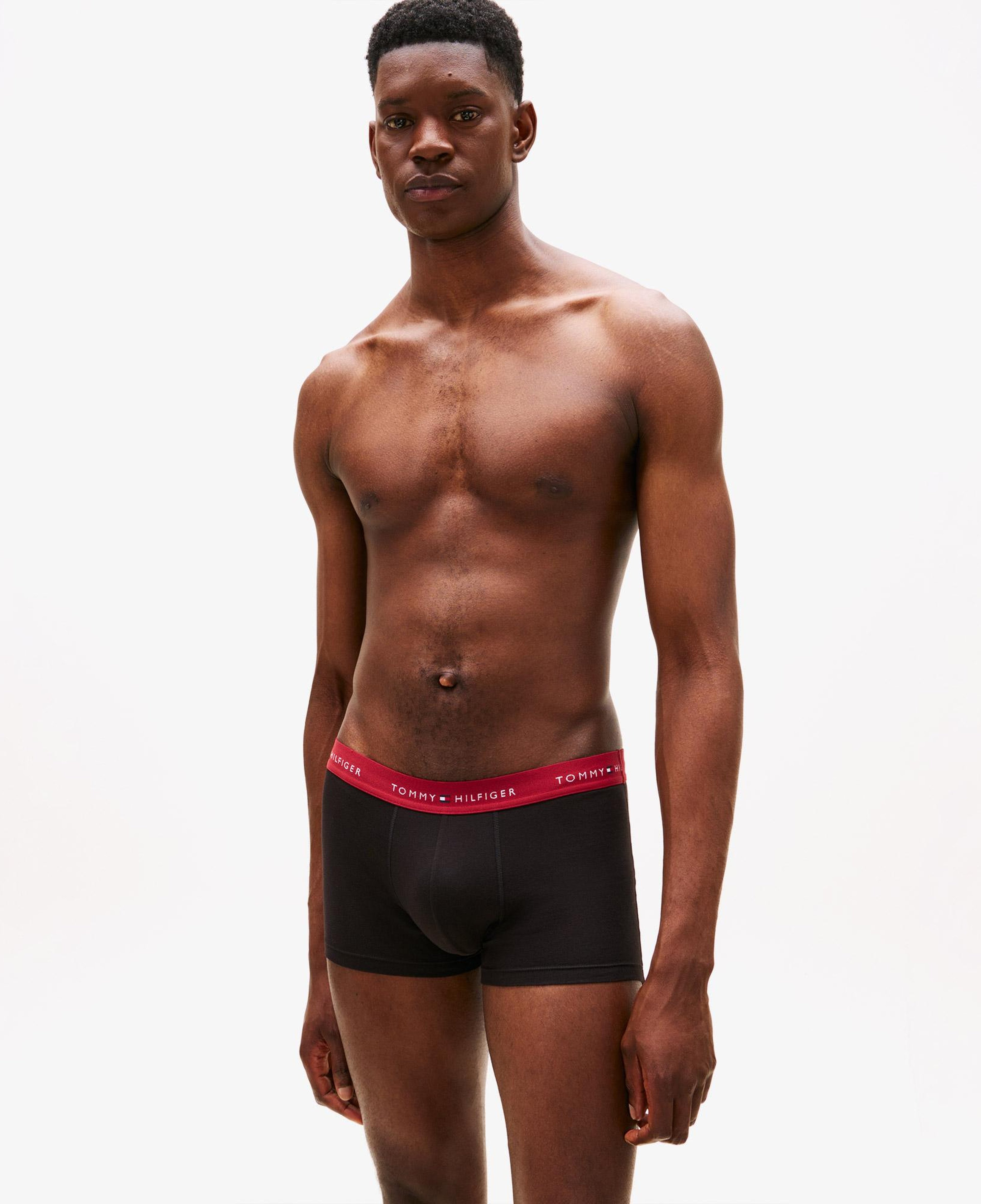 Tommy Hilfiger Erkek Lacivert 3'lü Boxer