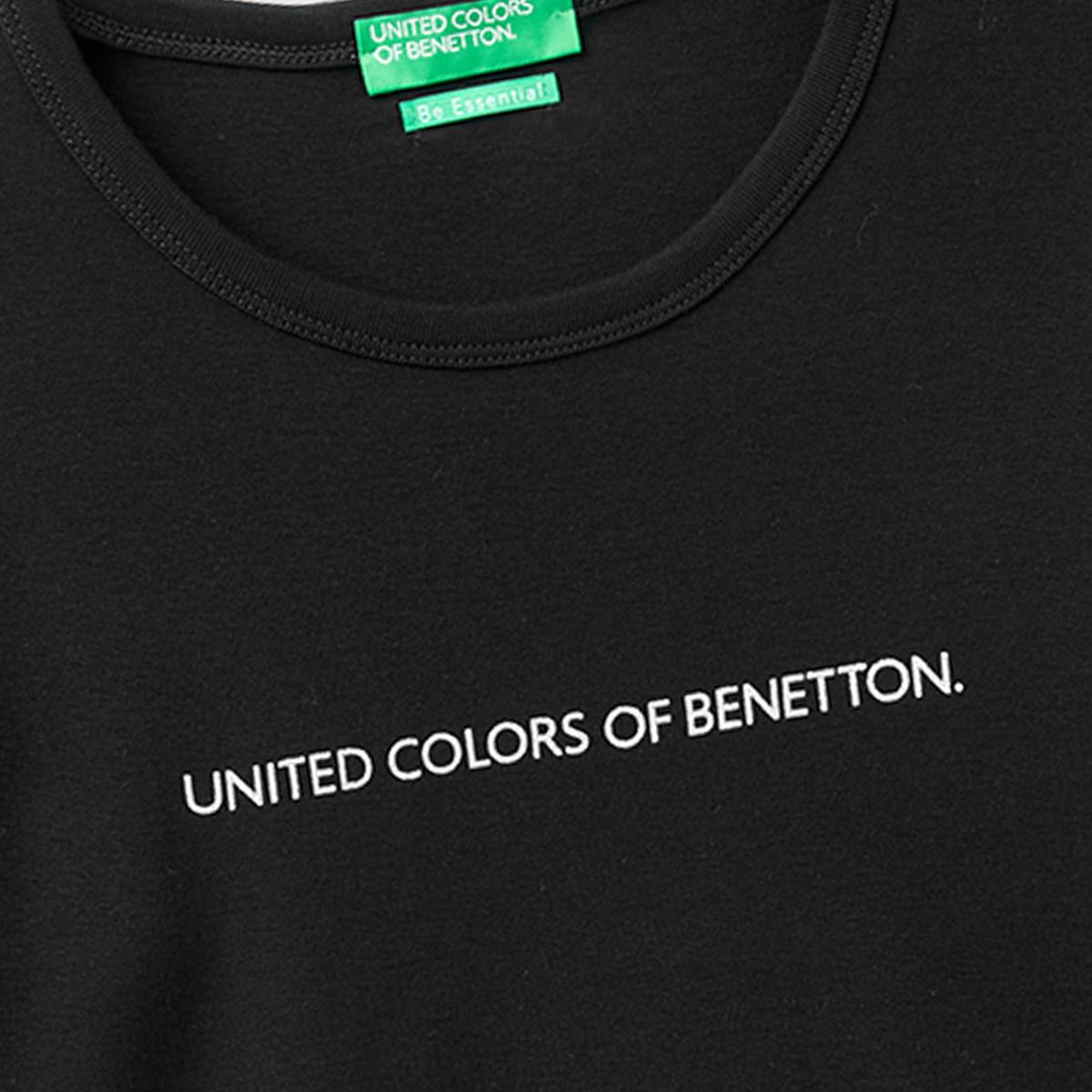Kadın Siyah %100 Pamuk Regular Fit Ribanalı Uzun Kollu T-Shirt