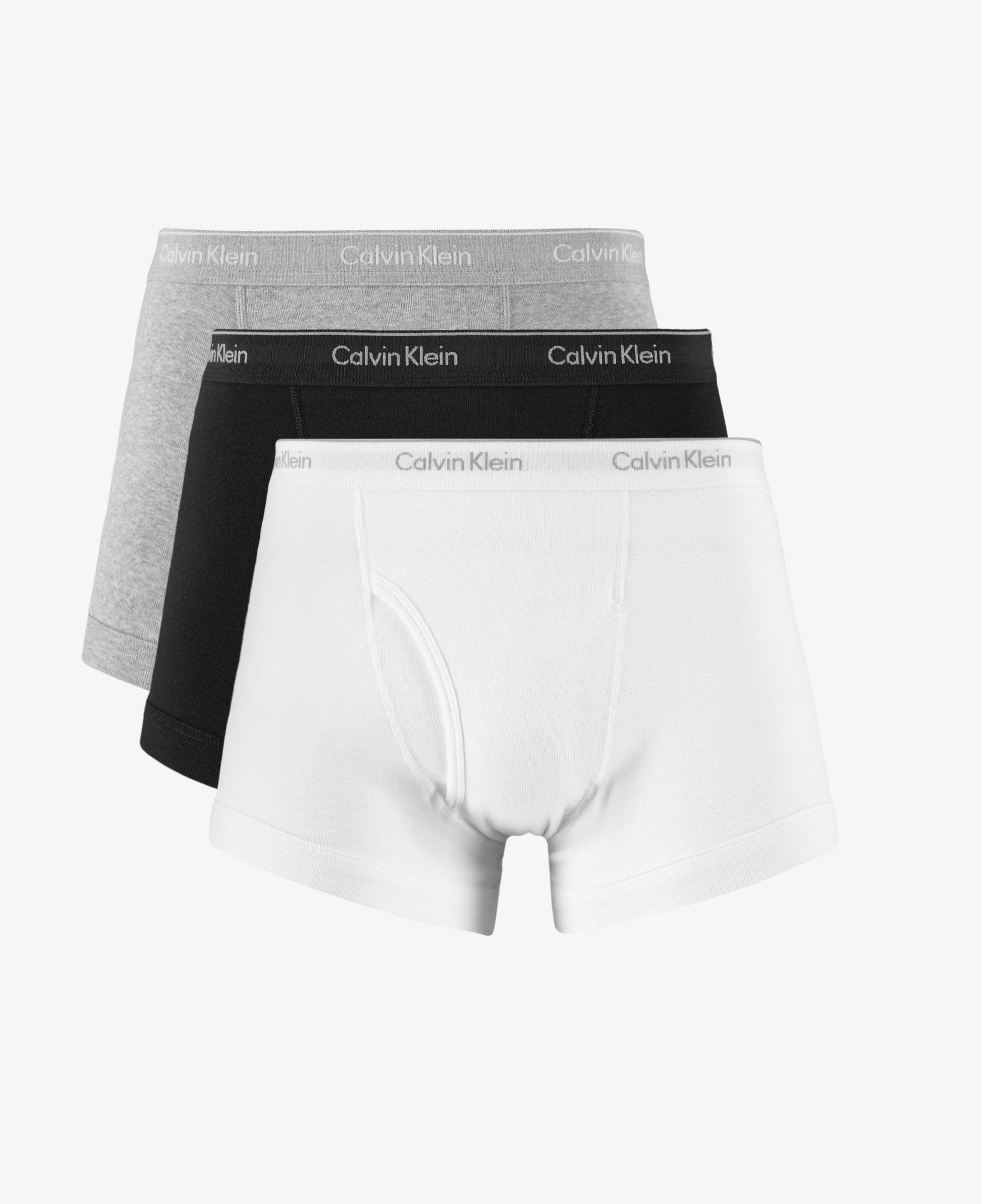 Calvin Klein Classic 3'lü Erkek Siyah/Beyaz/Gri Boxer