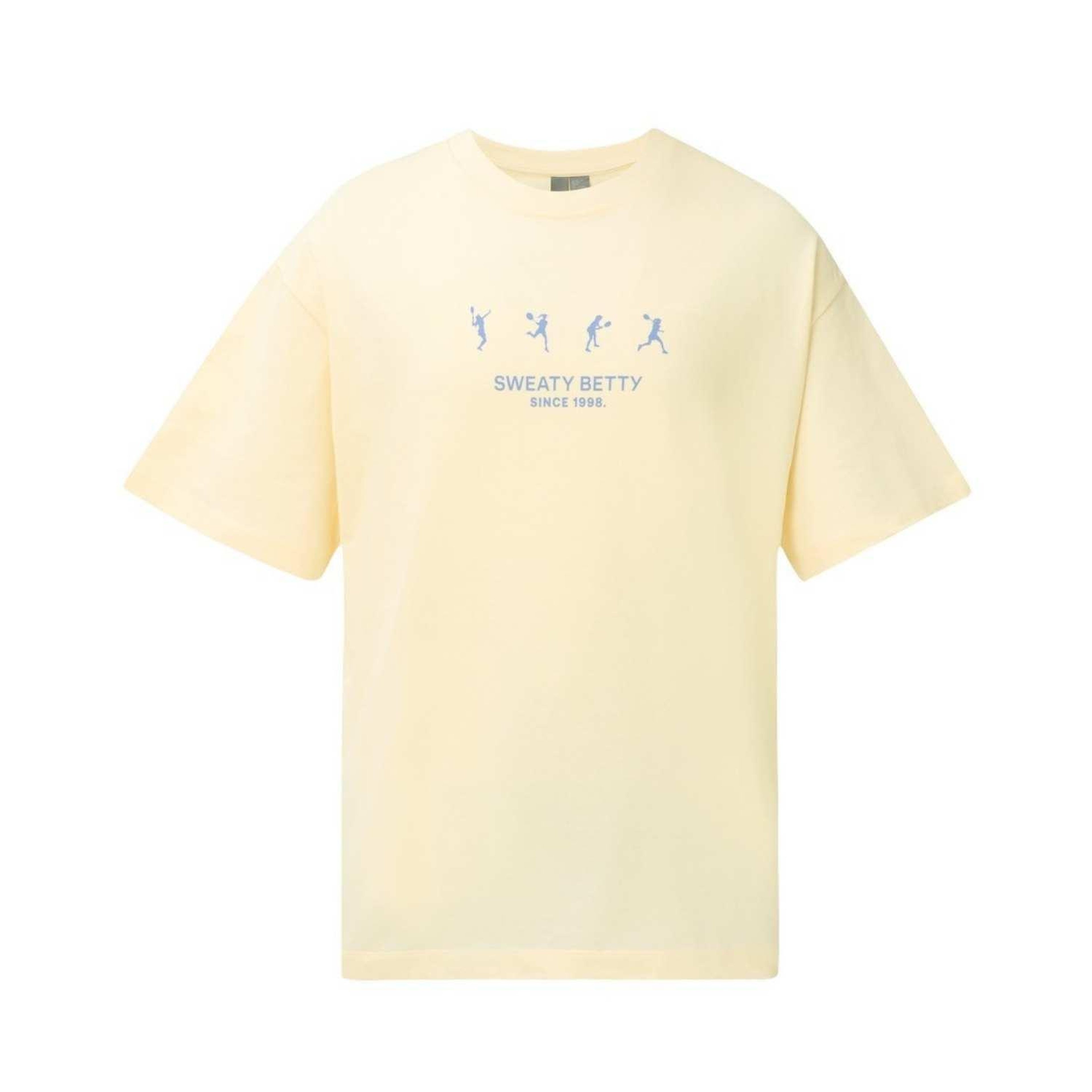Sweaty Betty Tennis Graphic Kadın Sarı Tişört