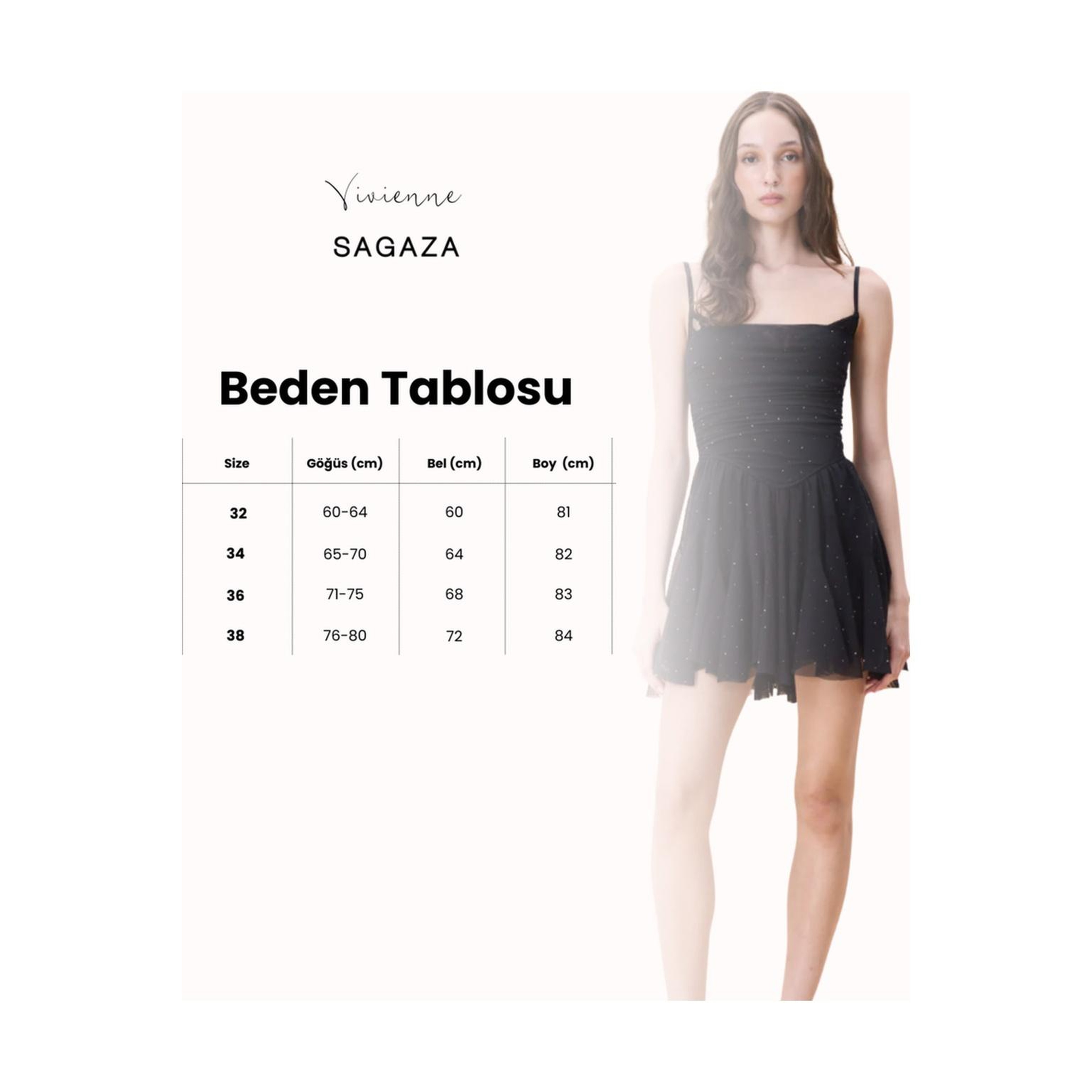Sagaza Vıvıenne Elbise Kadın Siyah