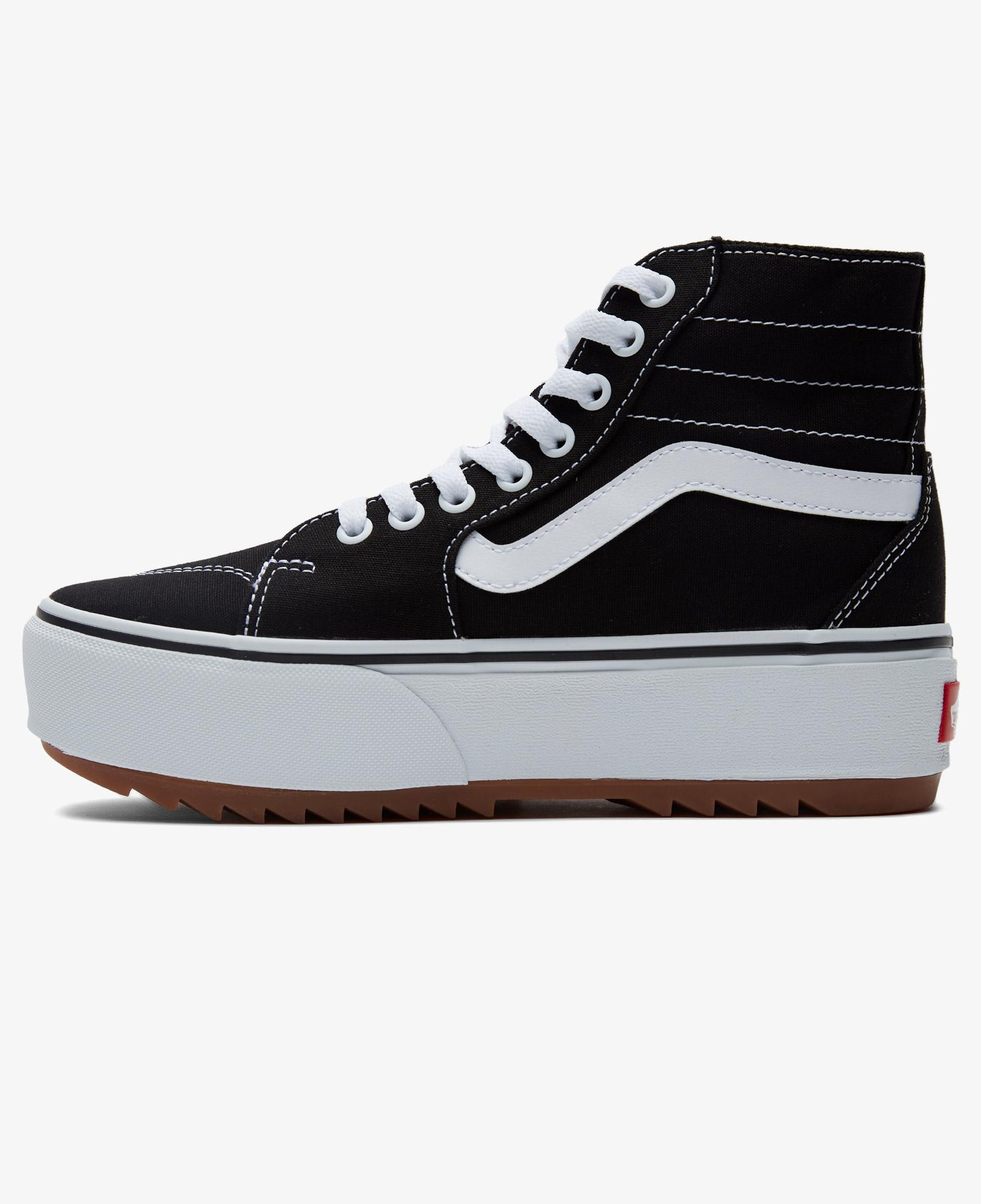 Vans Filmore Hi Tapered Platform St Kadın Siyah Sneaker