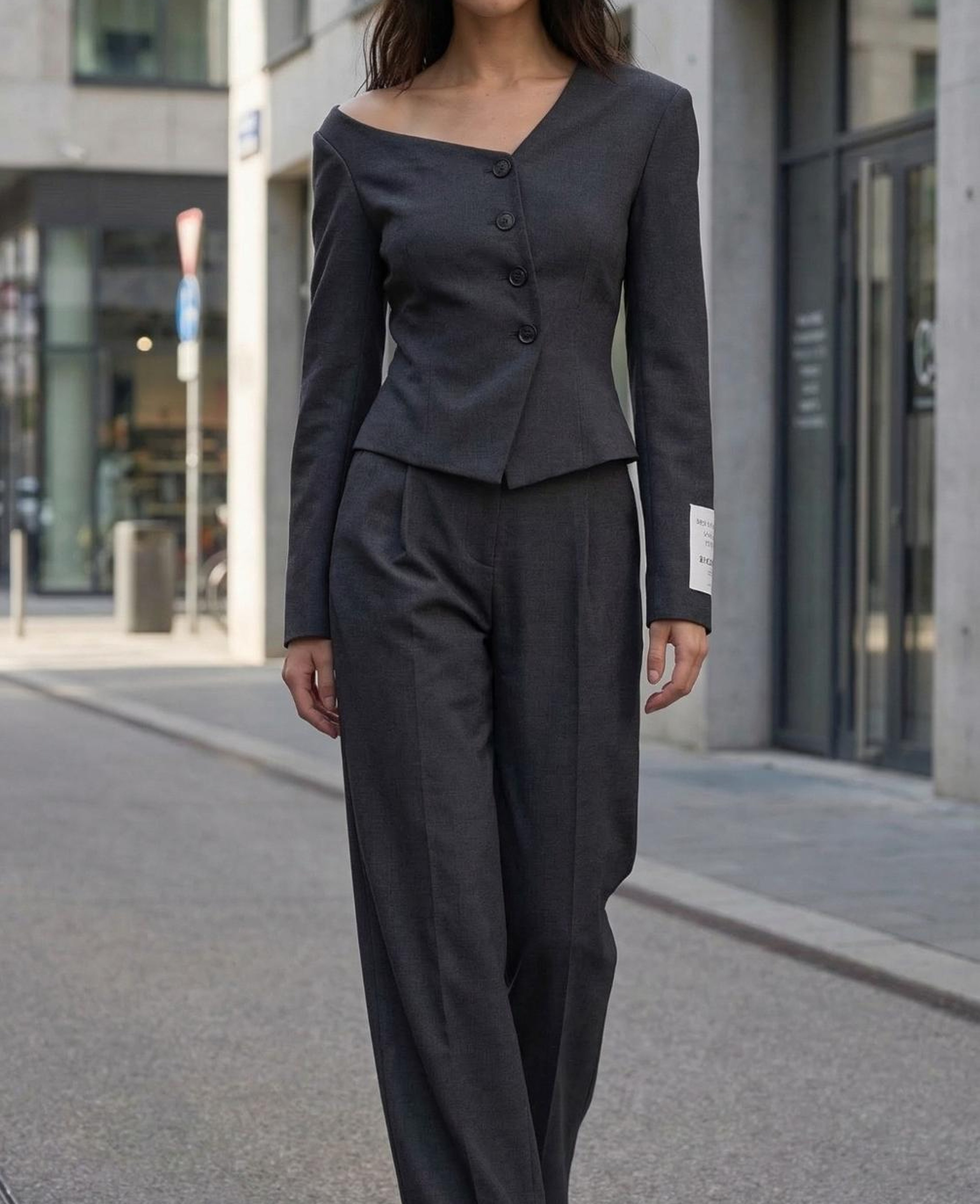 Sagaza Sgz Chelsea Ceket Kadın Antrasit