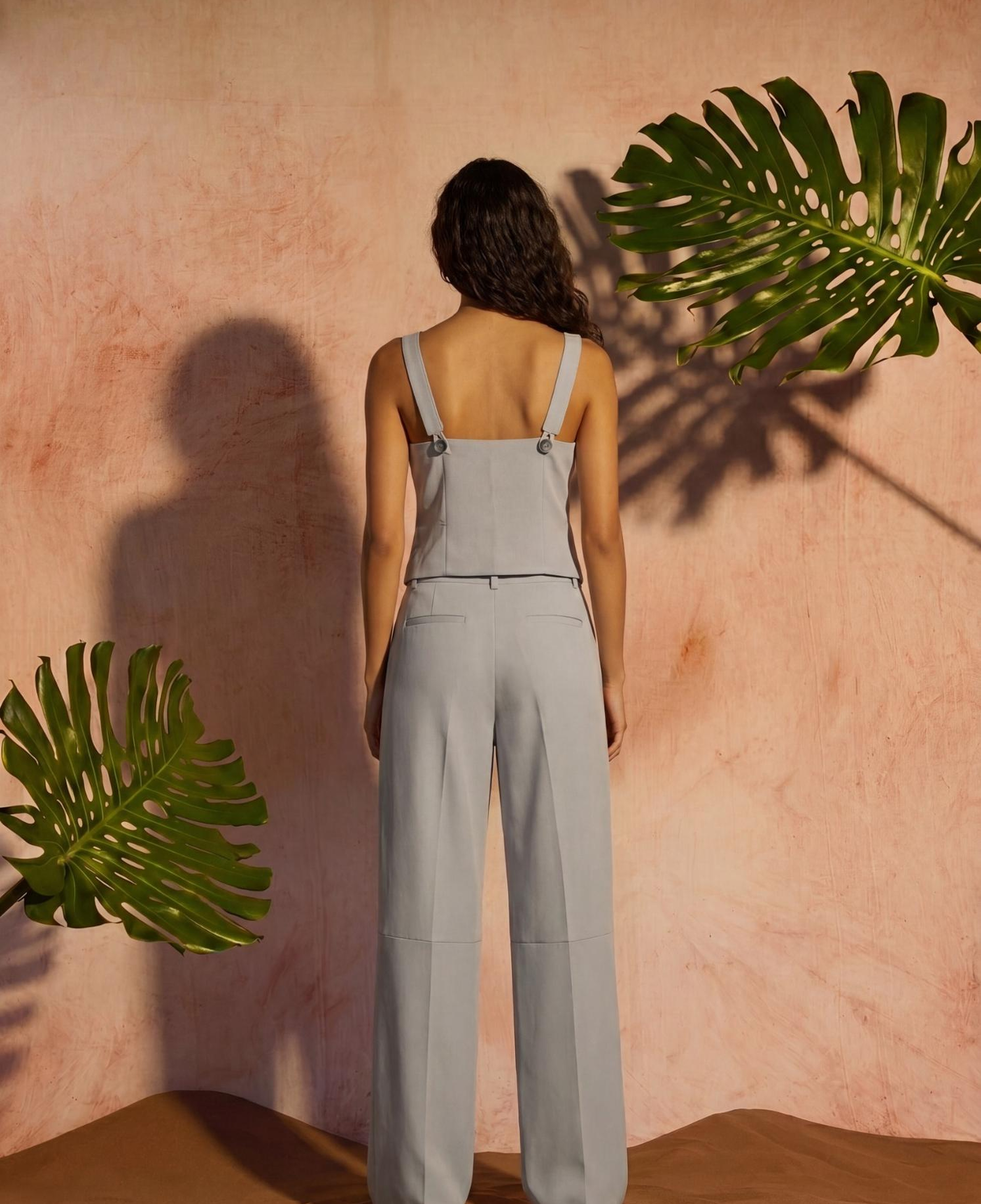 Sagaza Club Sgz Lana Pantolon Kadın Gri