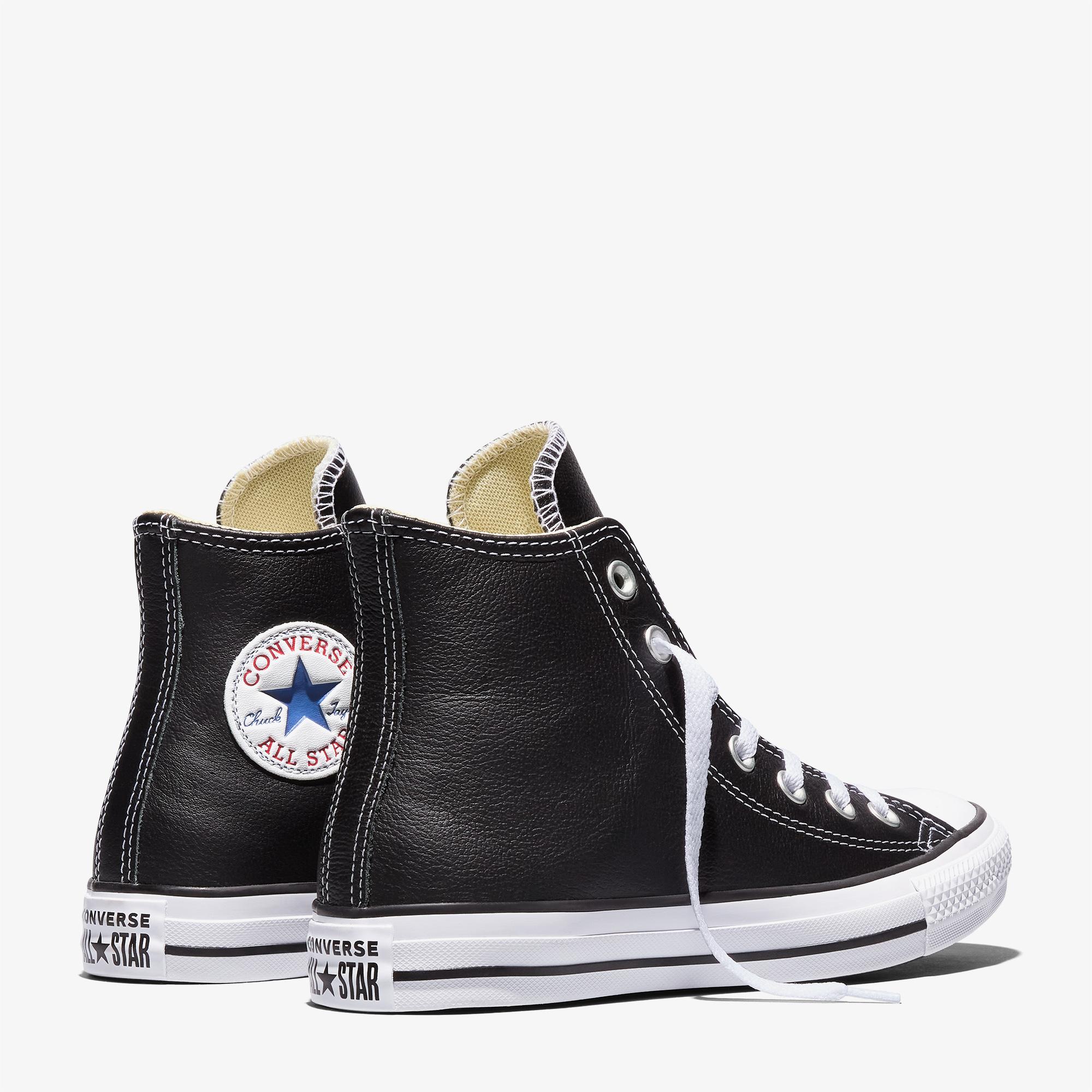 Converse Chuck Taylor All Star Unisex Siyah Deri Sneaker