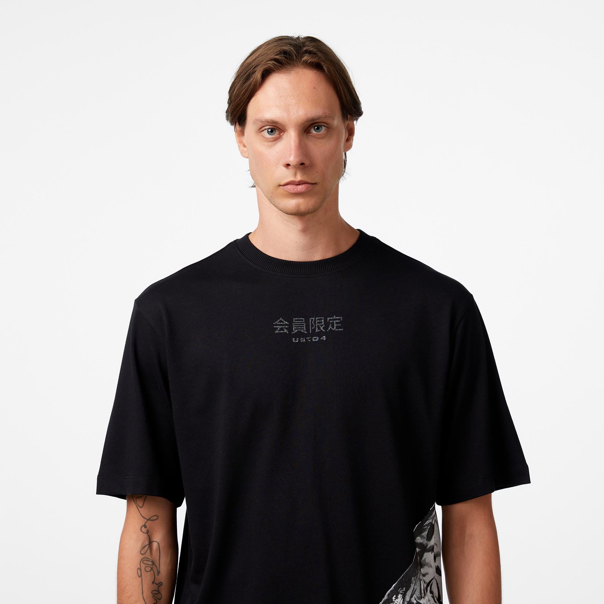 United4 Classic Erkek Siyah T-Shirt