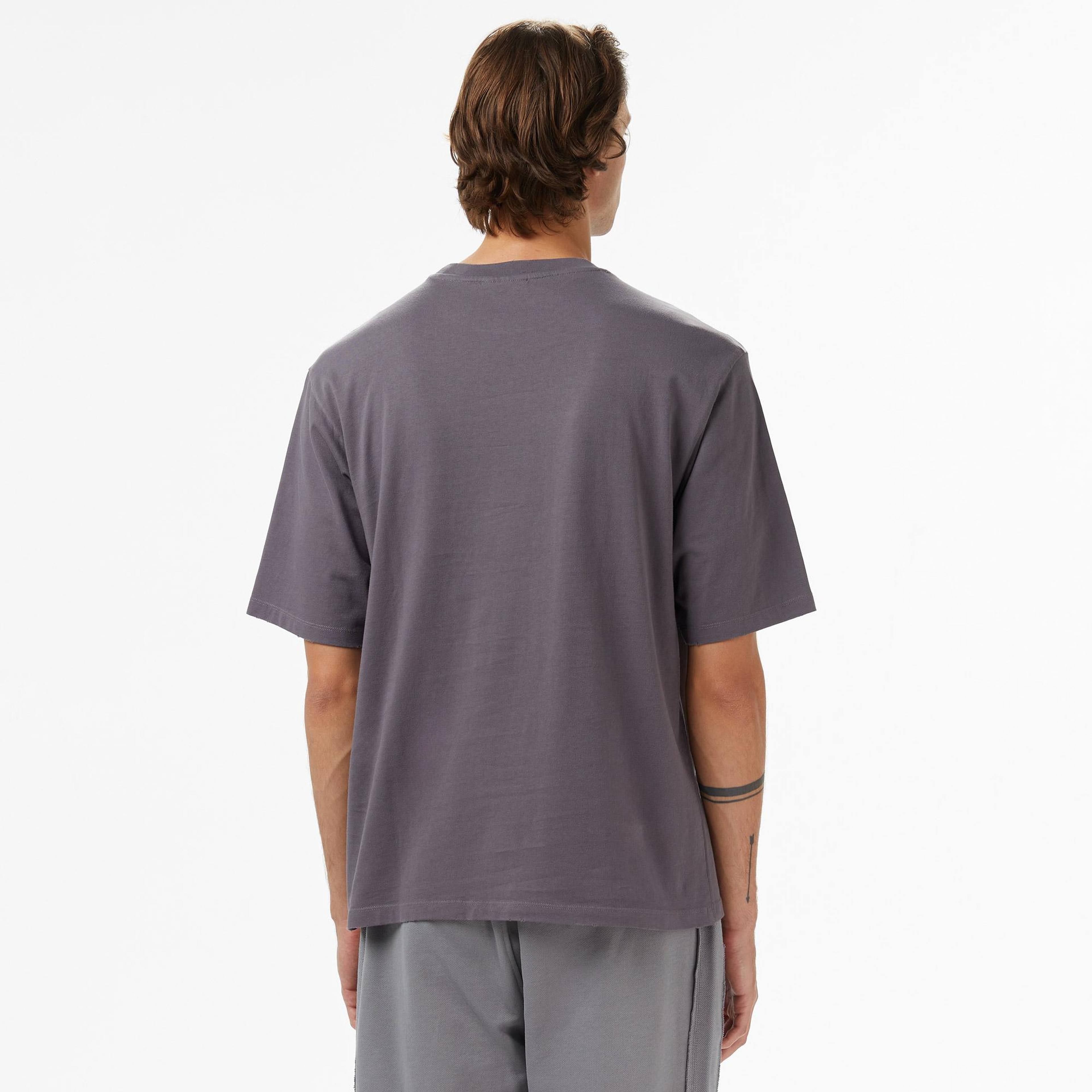 UNITED4 Erkek Gri T-Shirt