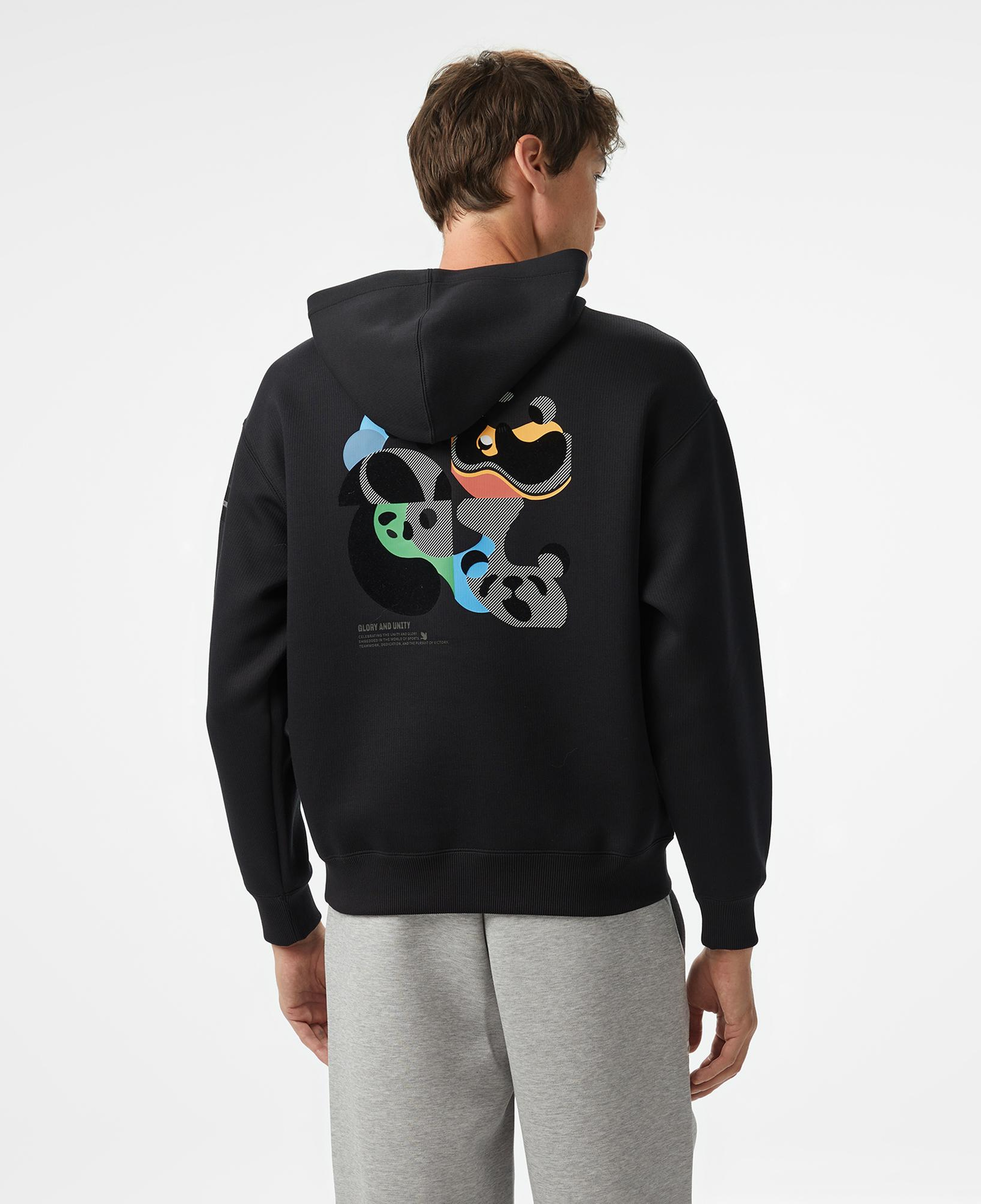 Anta Iconic Erkek Siyah Hoodie