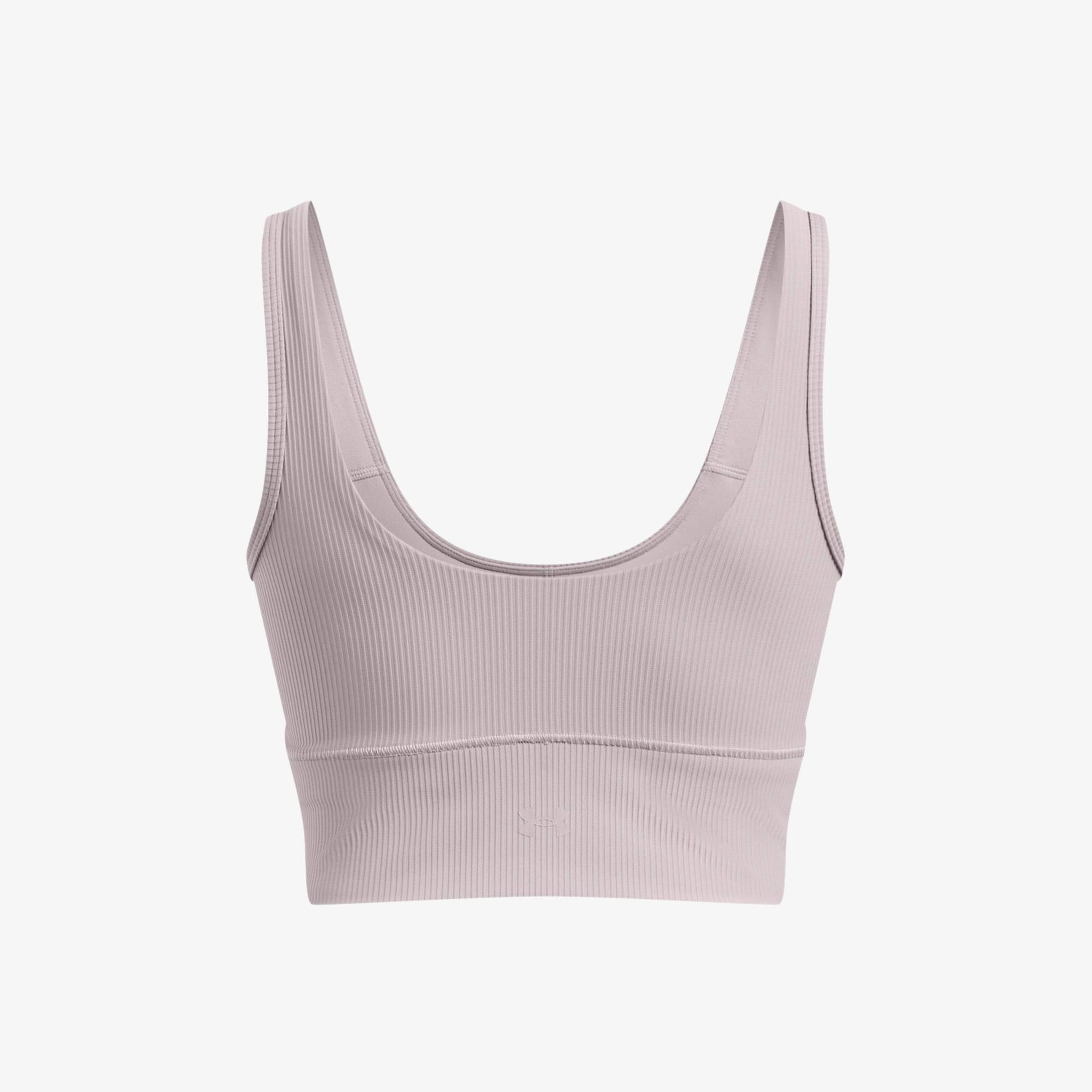 Under Armour Meridian Rib Kadın Gri Kolsuz T-Shirt