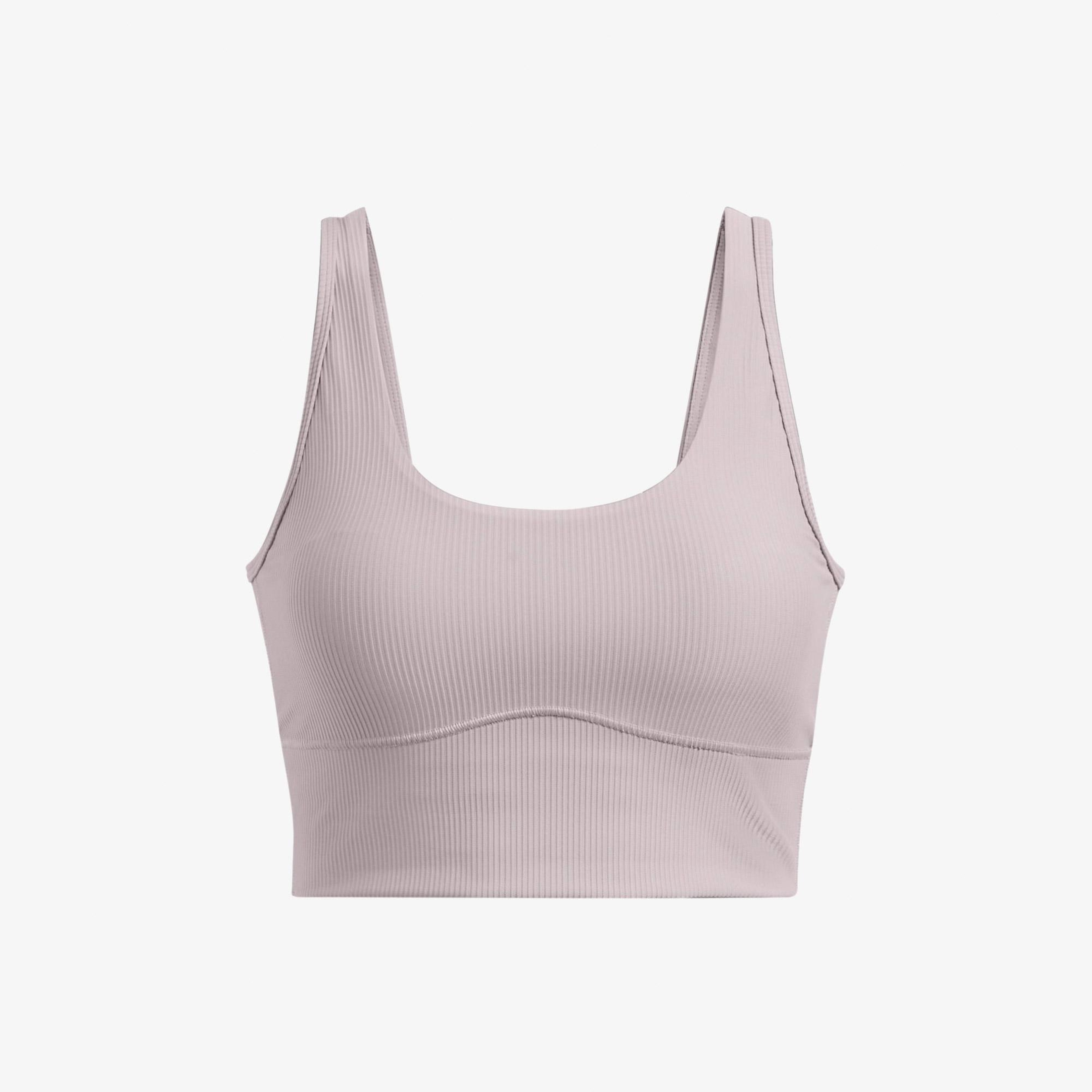Under Armour Meridian Rib Kadın Gri Kolsuz T-Shirt