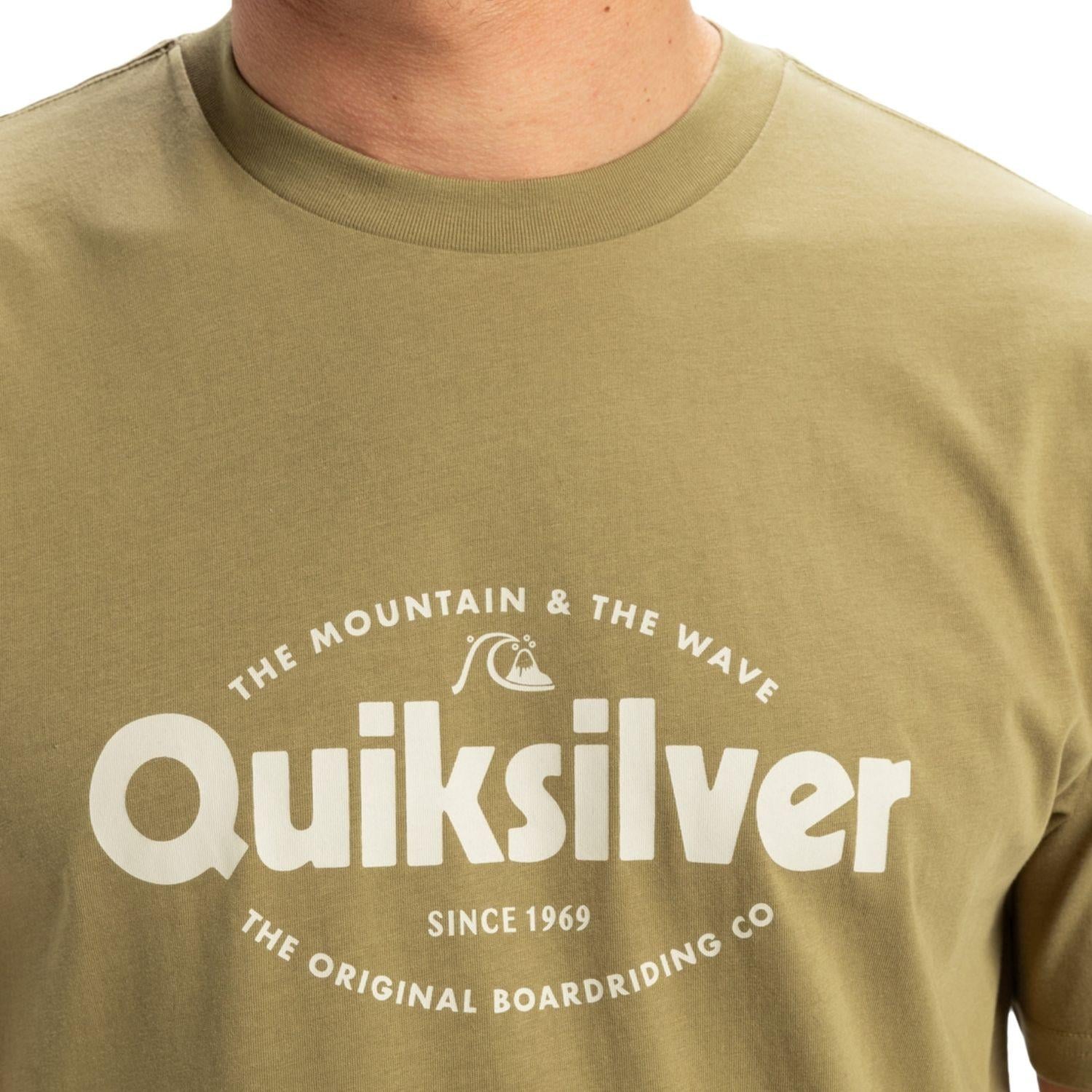 Quiksilver Ev Shape All Day Erkek Yeşil Tişört