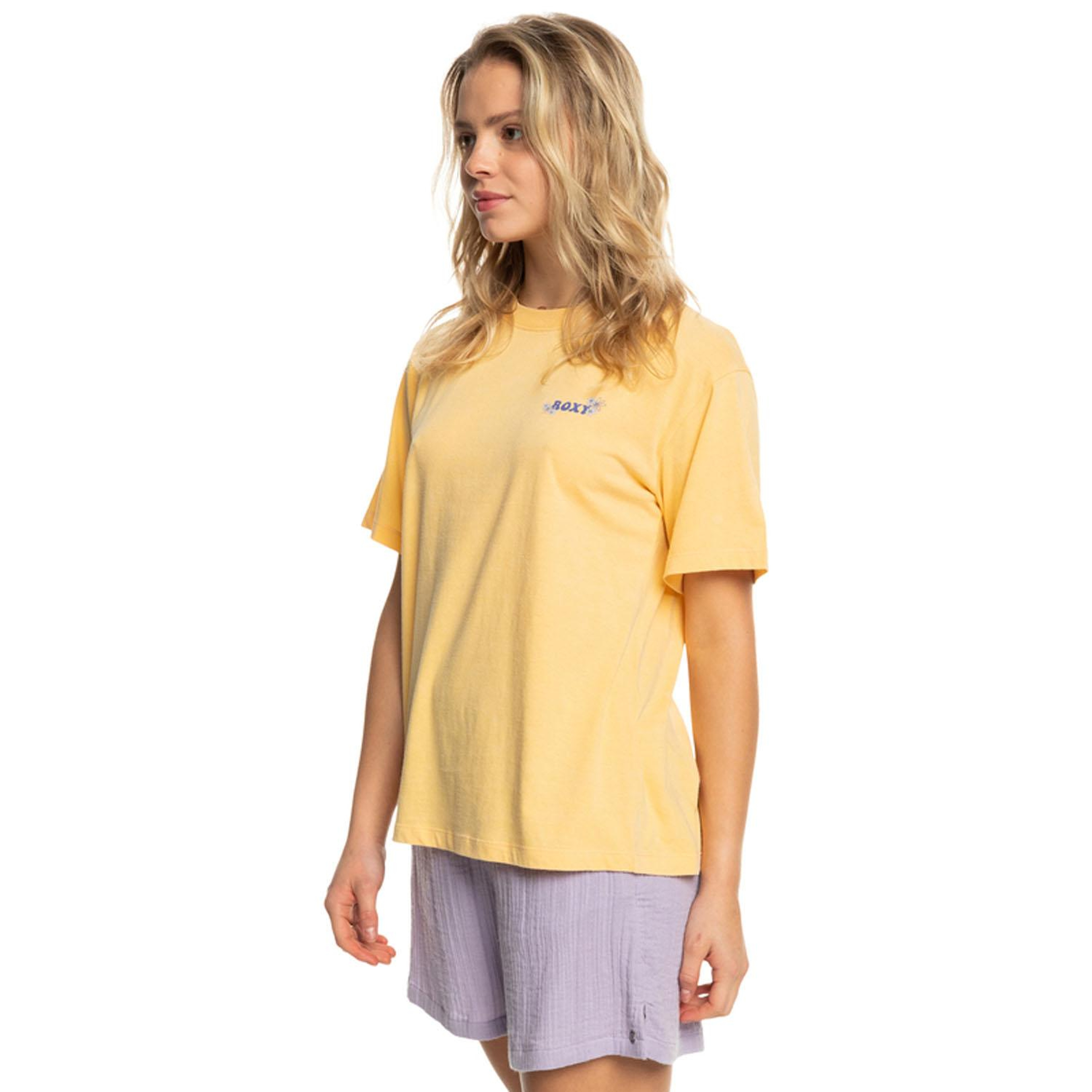 Roxy Moonlight Sun B Kadın Sarı Tişört