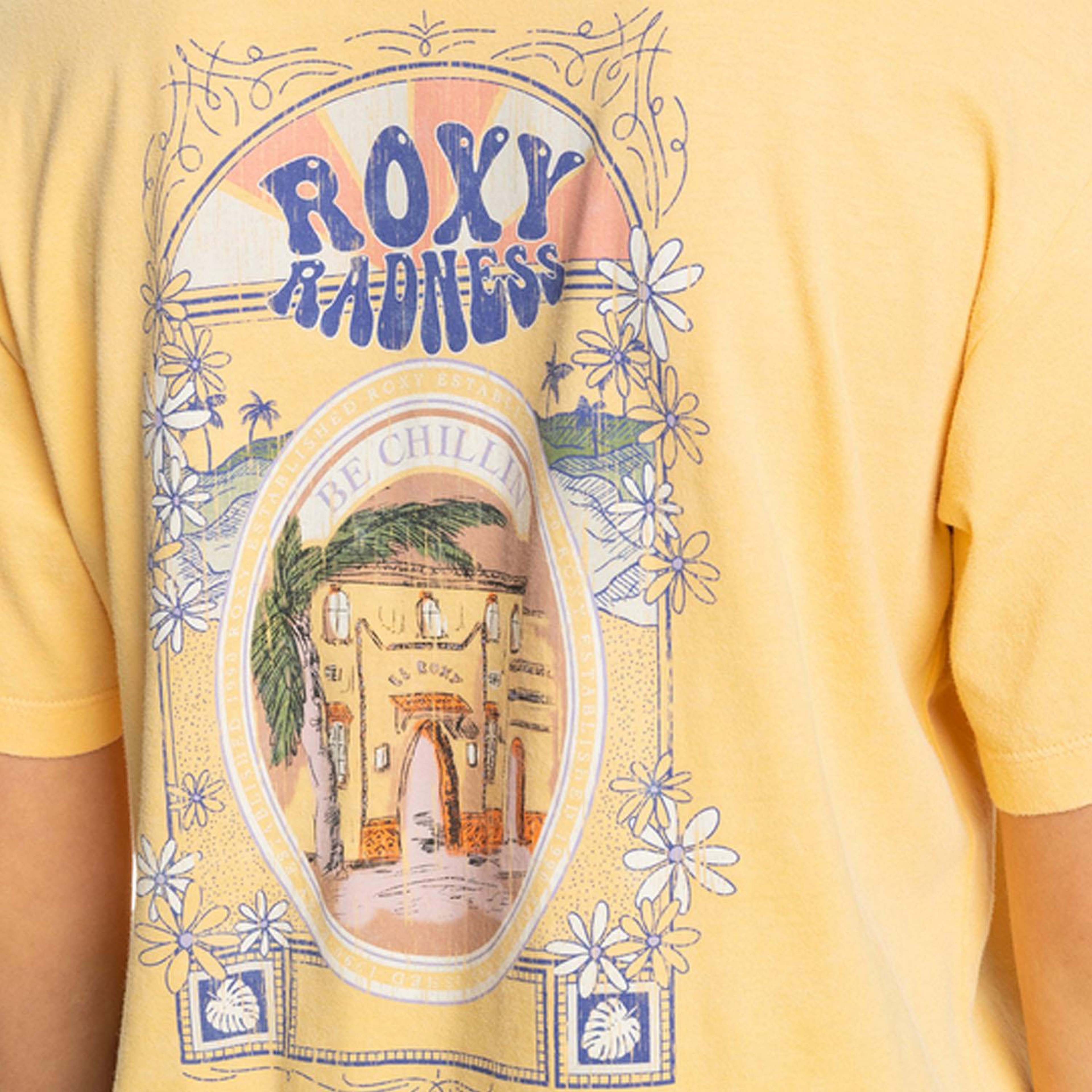 Roxy Moonlight Sun B Kadın Sarı Tişört