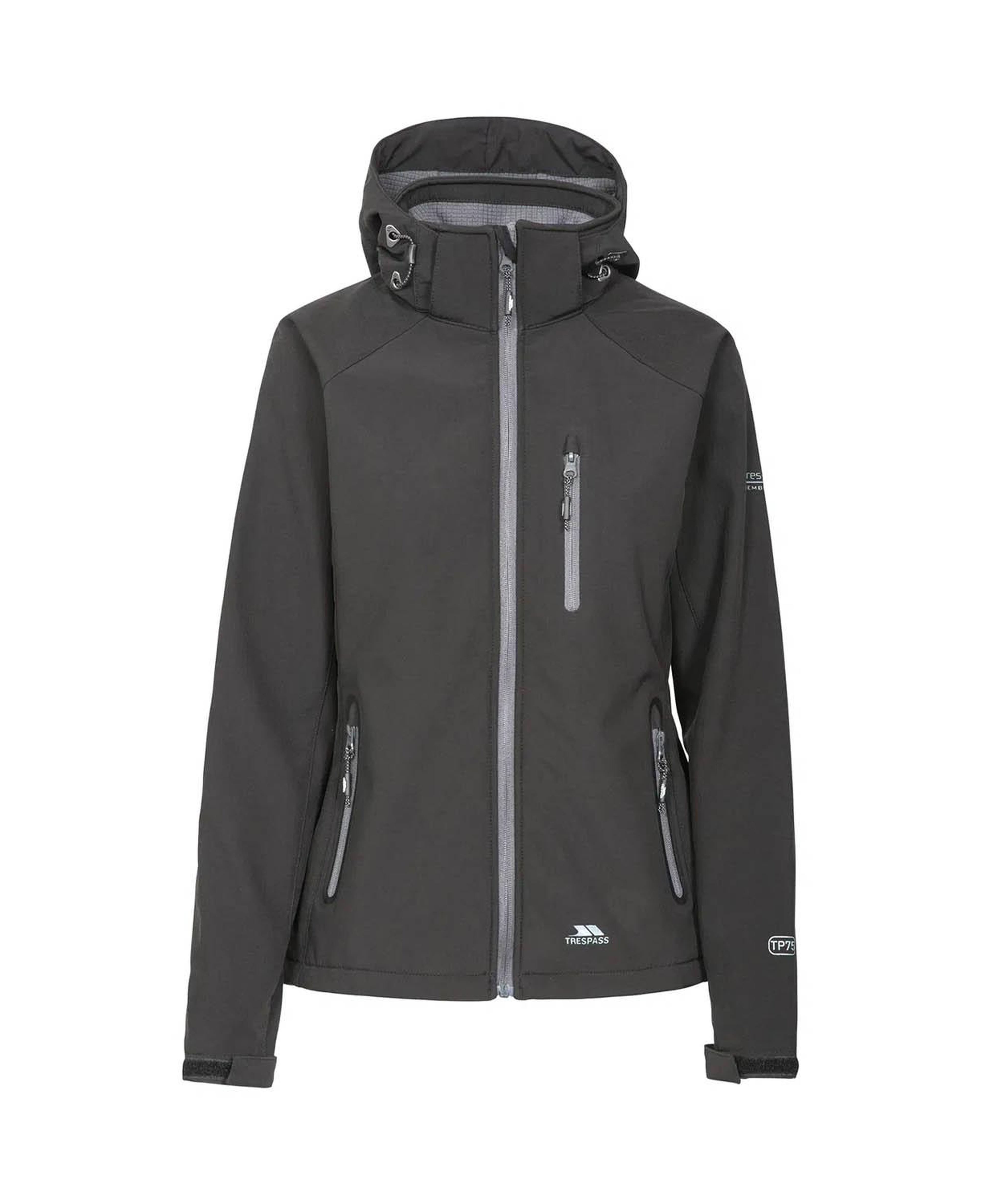 Trespass Bela II - Kadın Siyah Softshell