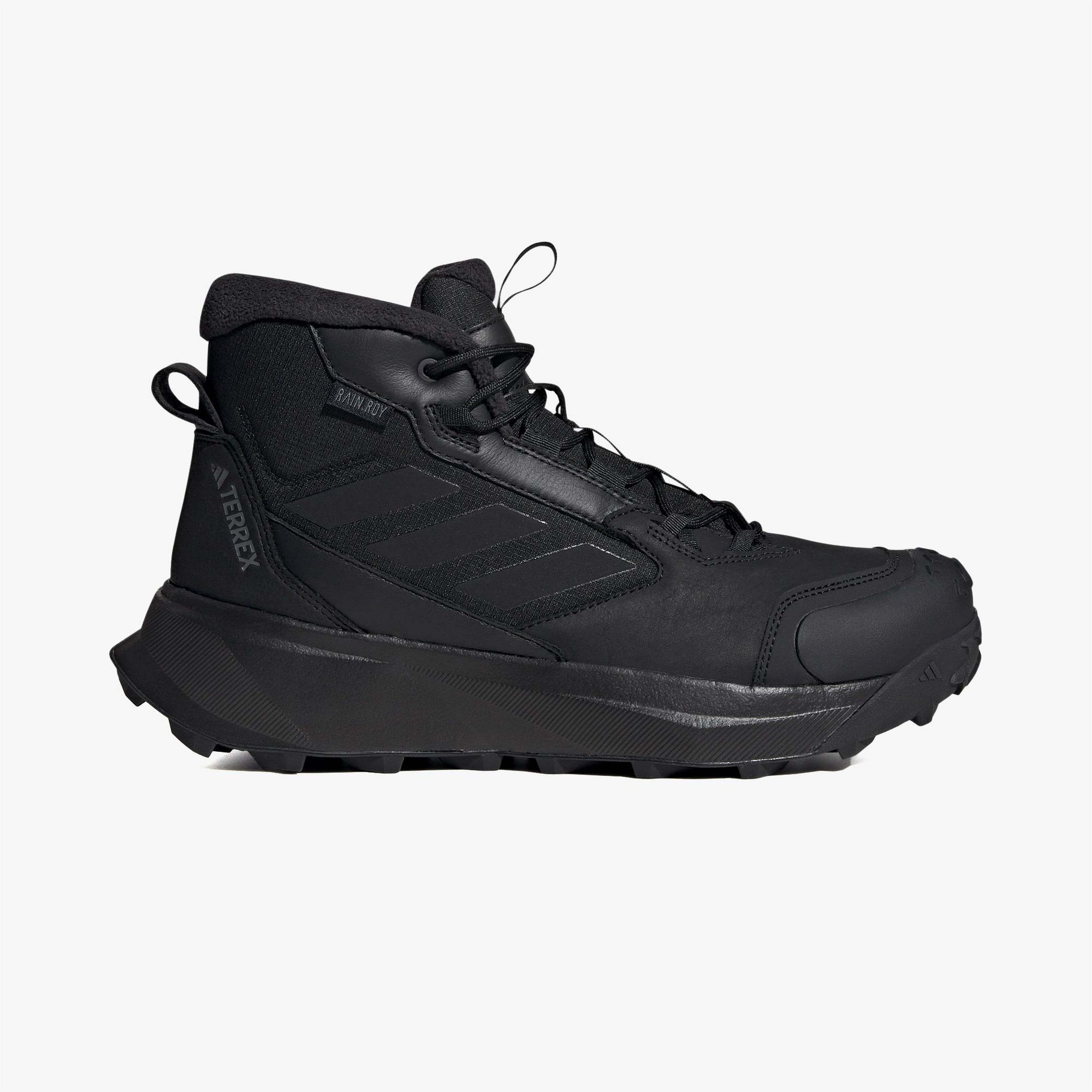 adidas Terrex Winter Leather Erkek Siyah Bot