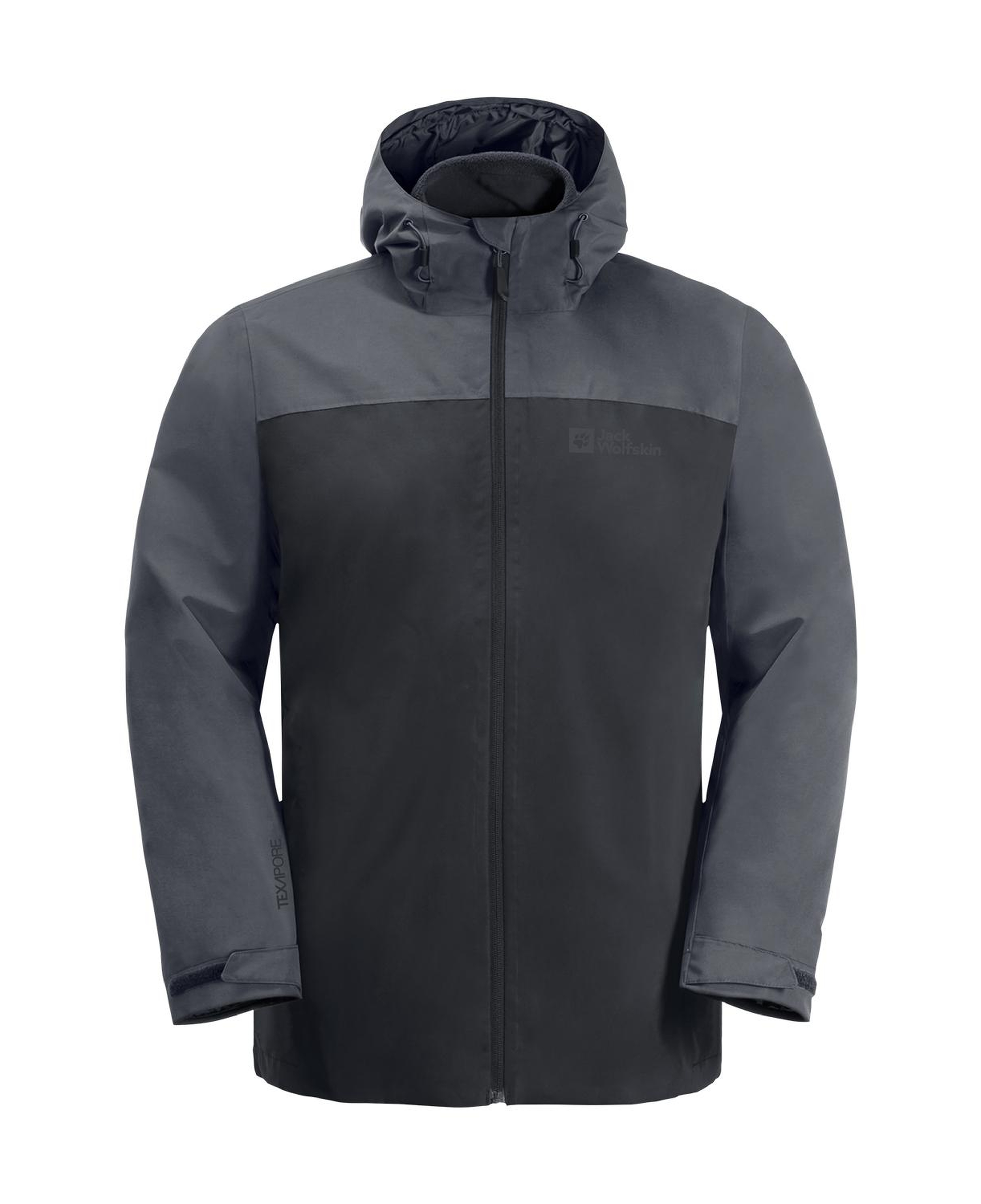 Jack Wolfskin Taubenberg 3in1 Erkek Gri Outdoor Ceketi