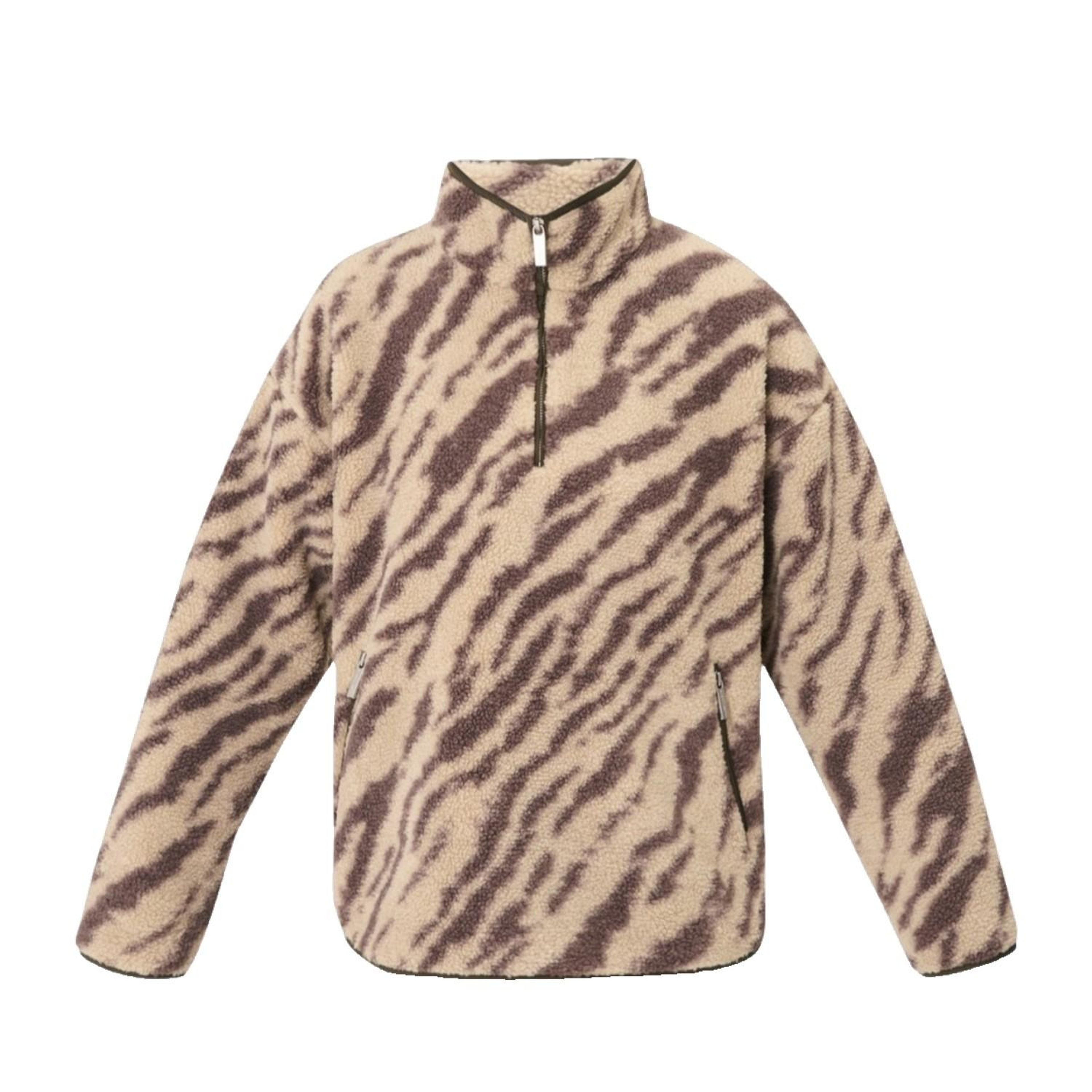 Sweaty Betty New Plush Half Zip Kadın Bej Polar