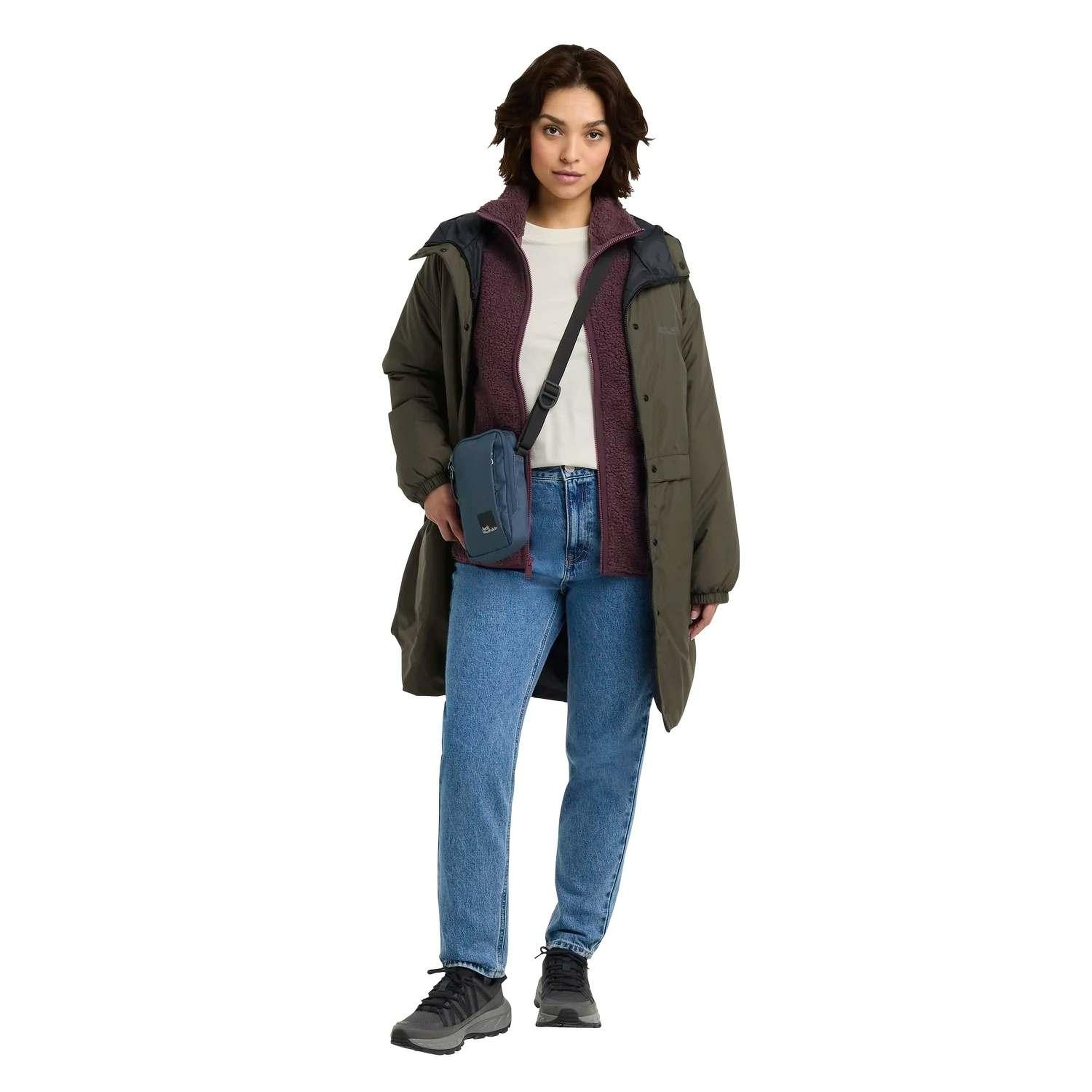 Jack Wolfskin Altay Kadın Yeşil Outdoor Ceketi