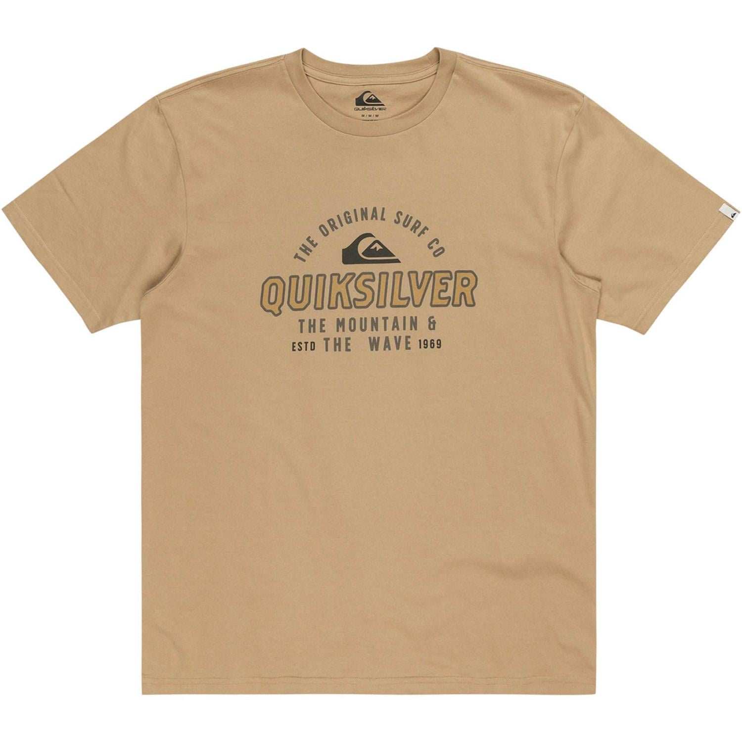 Quiksilver Floating Around Erkek Bej Tişört