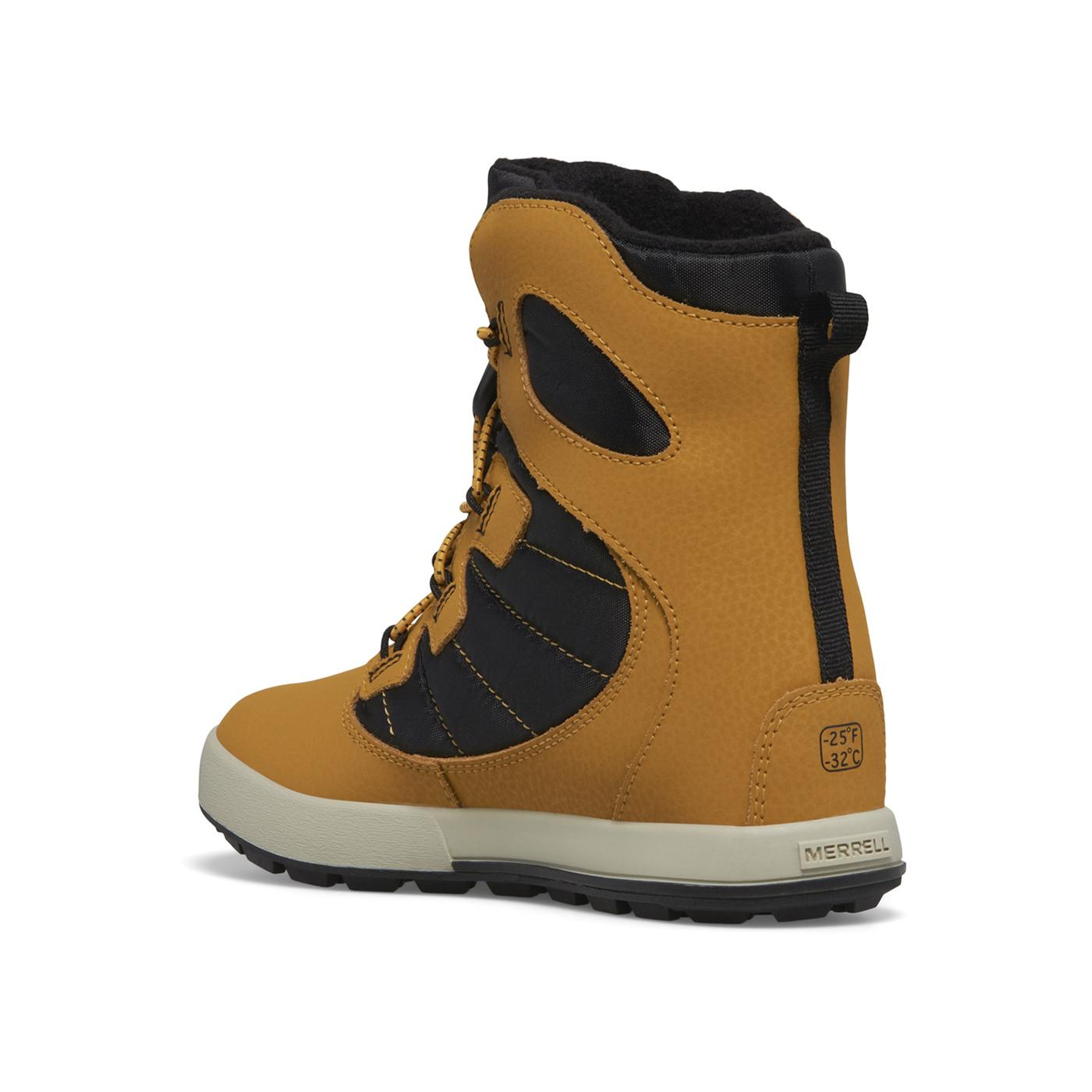 Merrell Snow Bank 40 Waterproof Unisex Çocuk Sarı Bot