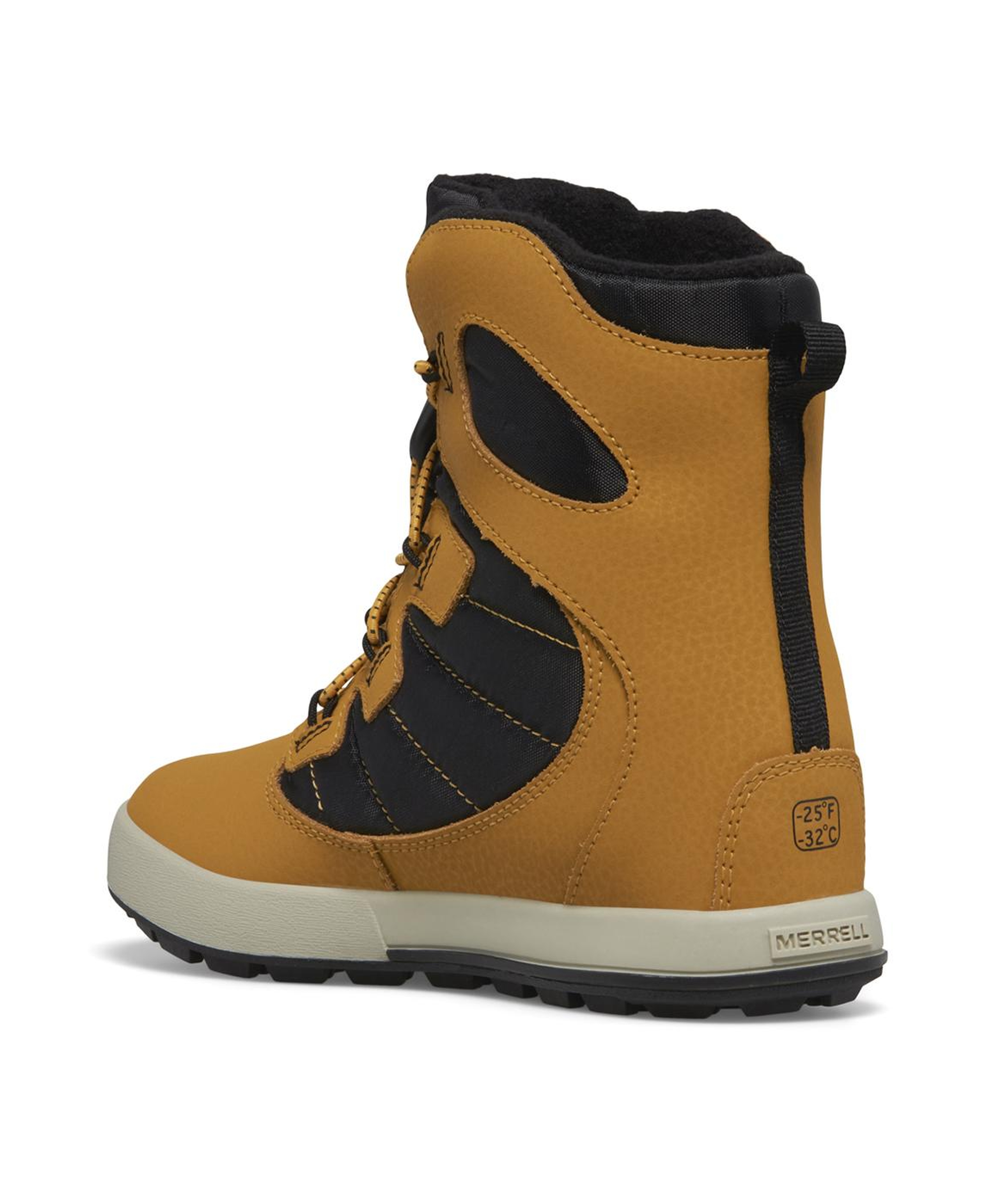Merrell Snow Bank 40 Waterproof Unisex Çocuk Sarı Bot