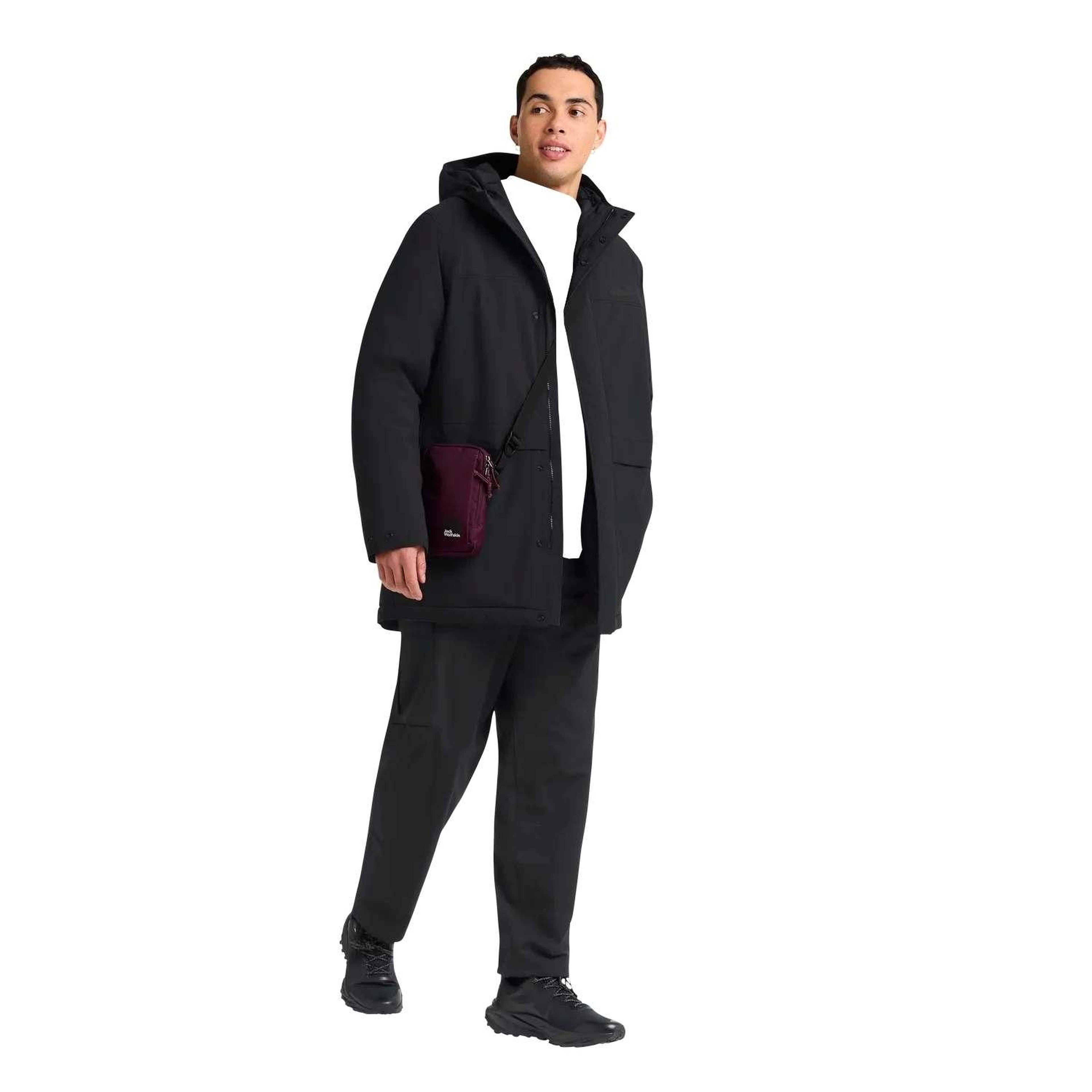 Jack Wolfskin Cold Camp Erkek Siyah Outdoor Ceketi