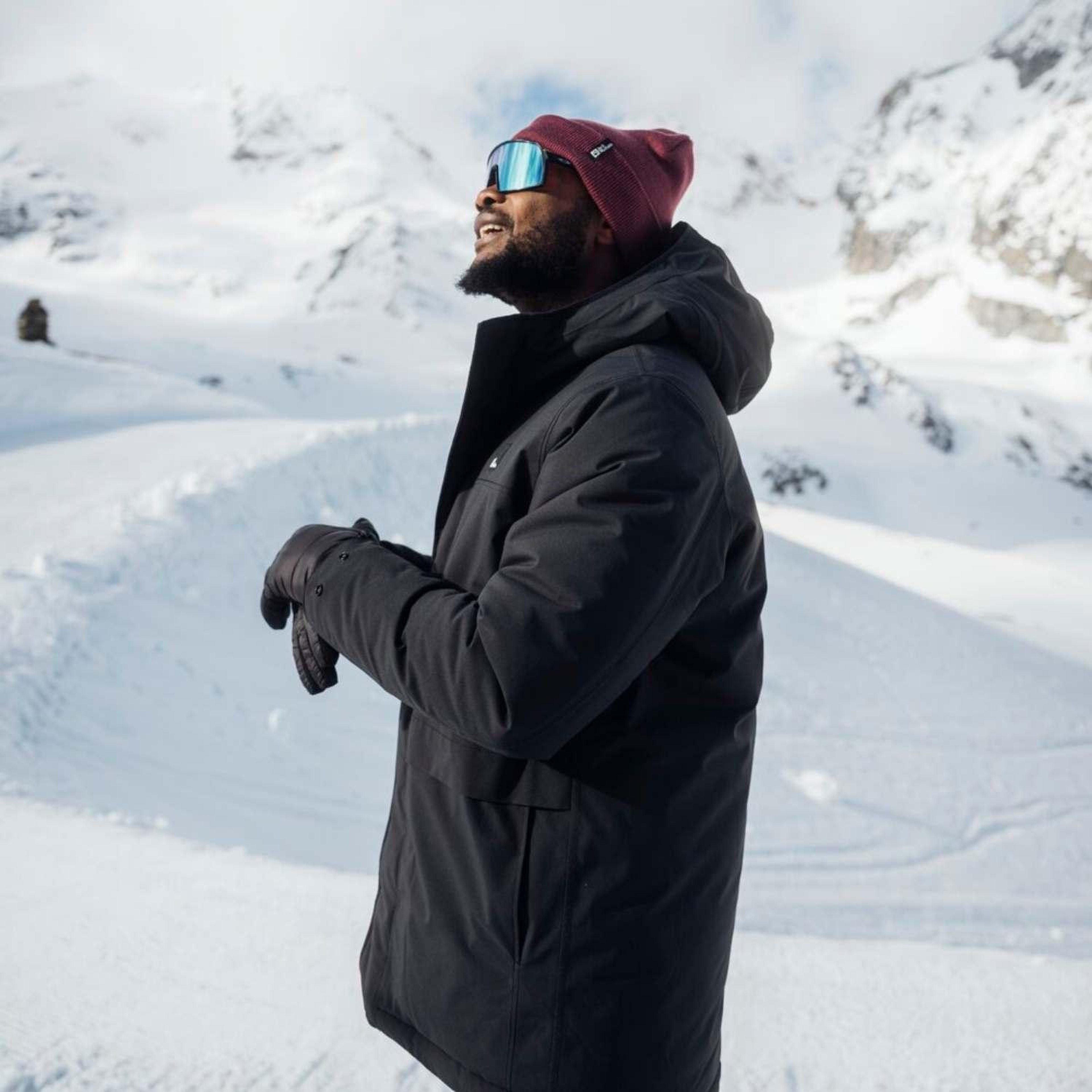 Jack Wolfskin Cold Camp Erkek Siyah Outdoor Ceketi