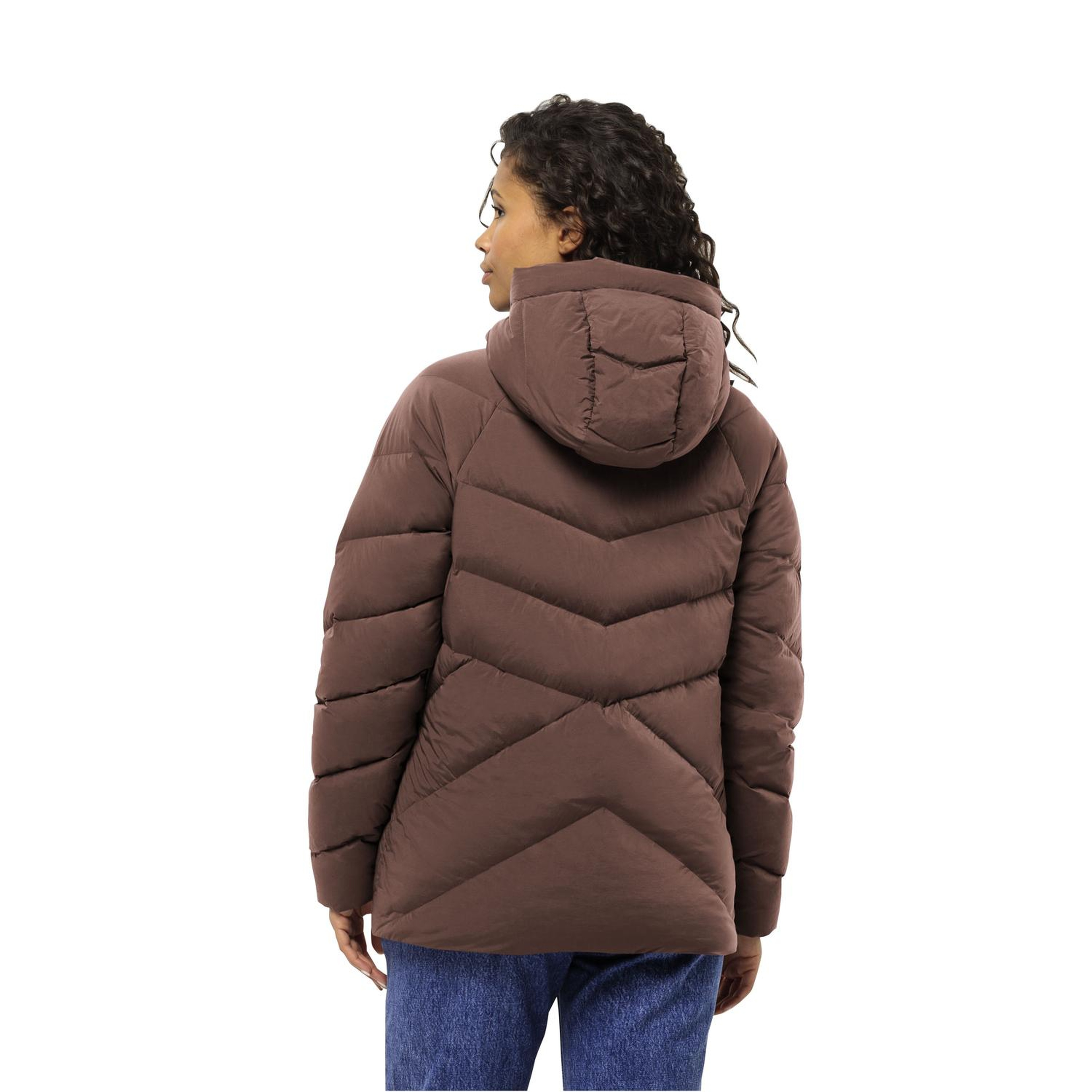 Jack Wolfskin Marienplatz Kadın Kahverengi Outdoor Ceketi