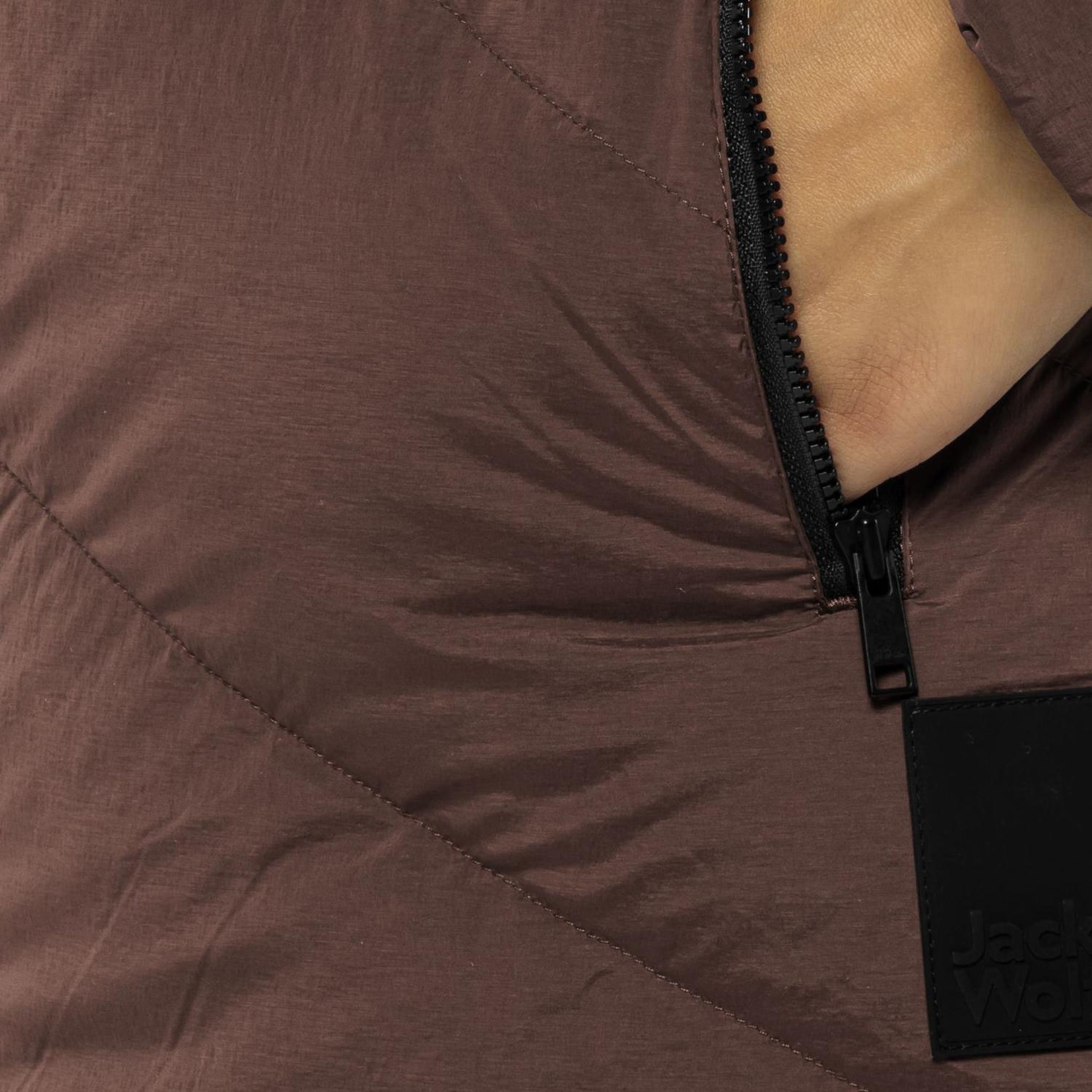 Jack Wolfskin Marienplatz Kadın Kahverengi Outdoor Ceketi