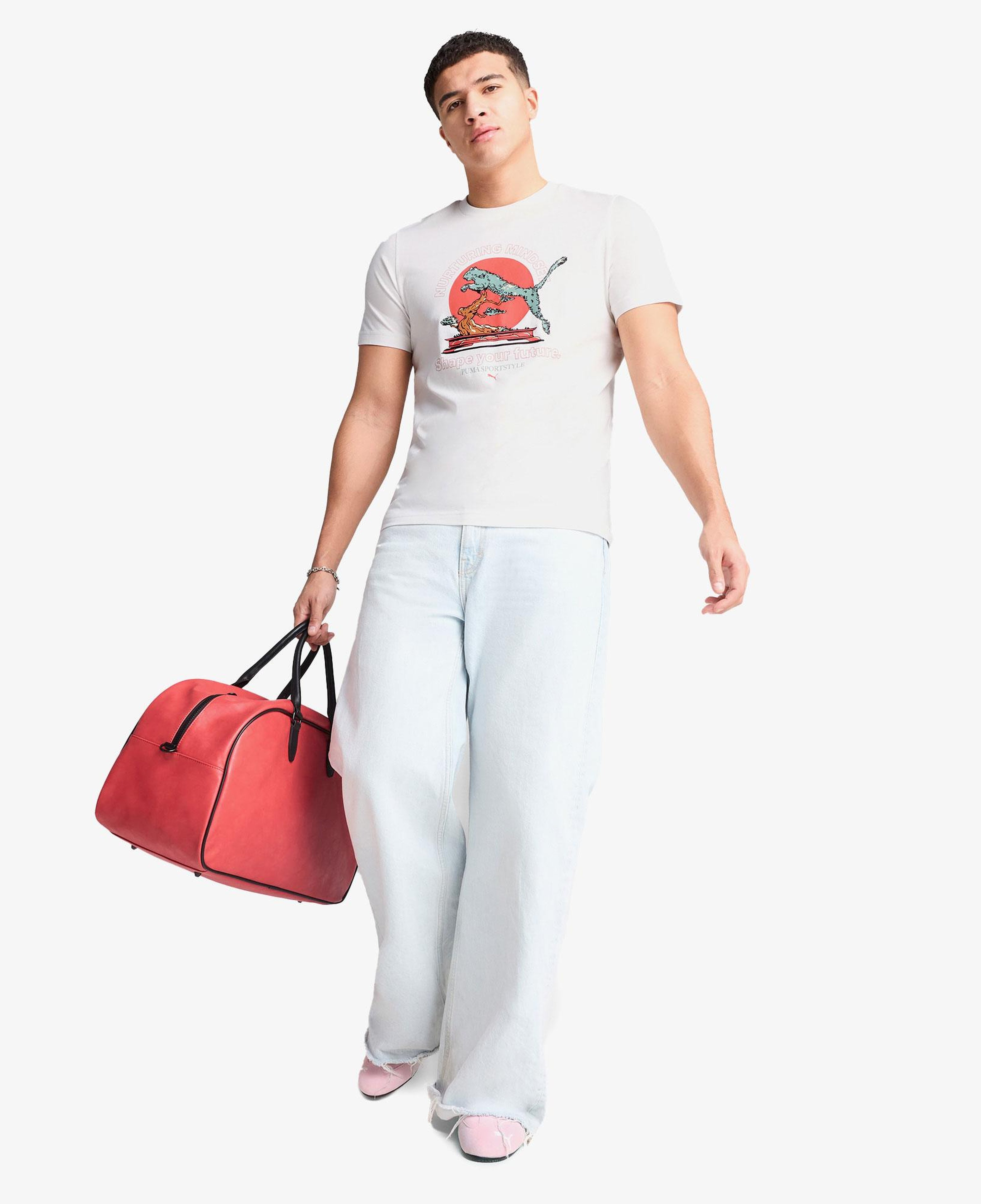Puma Graphics Bonsai Erkek Beyaz T-Shirt